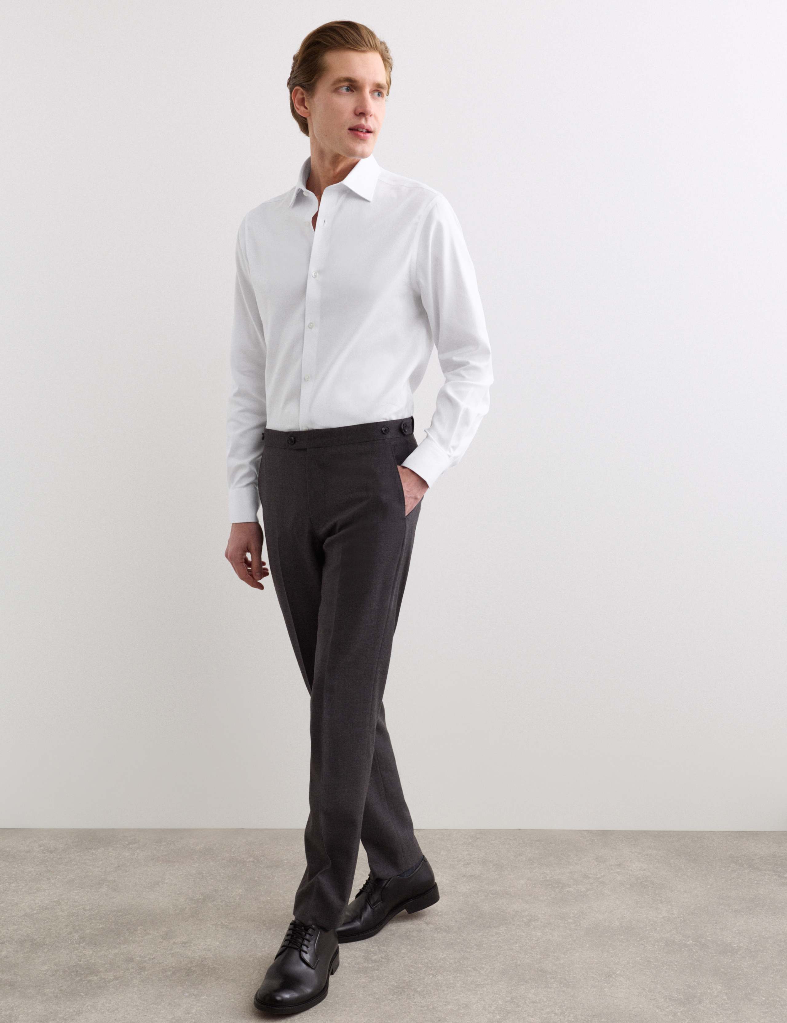 Slim Fit Pure Cotton Luxury Textured Shirt 3 of 6