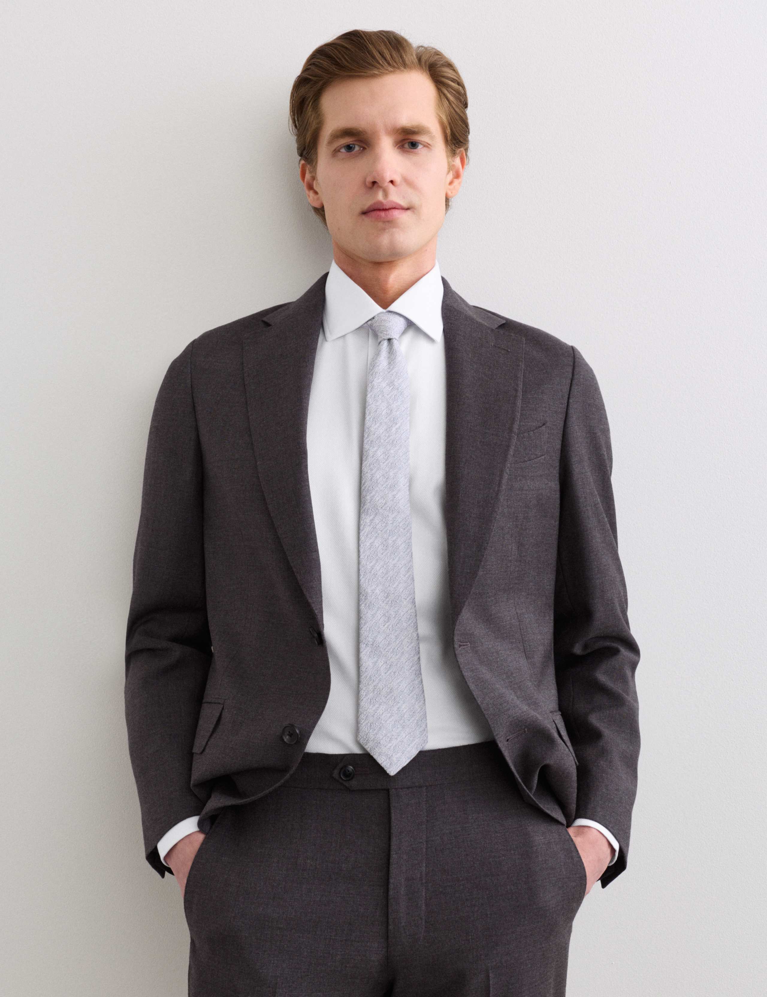 Slim Fit Pure Cotton Luxury Textured Shirt 5 of 6