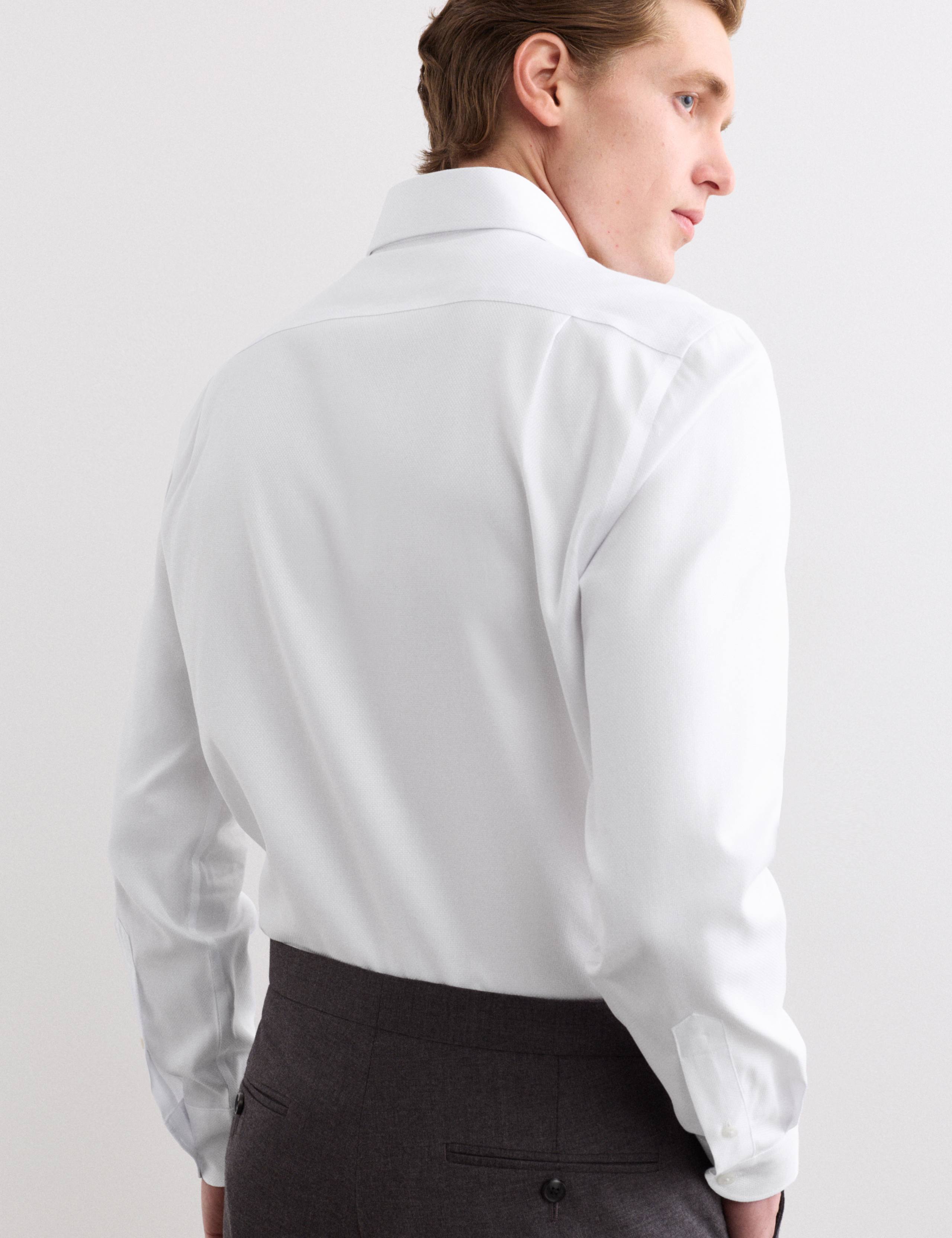 Slim Fit Pure Cotton Luxury Textured Shirt 6 of 6