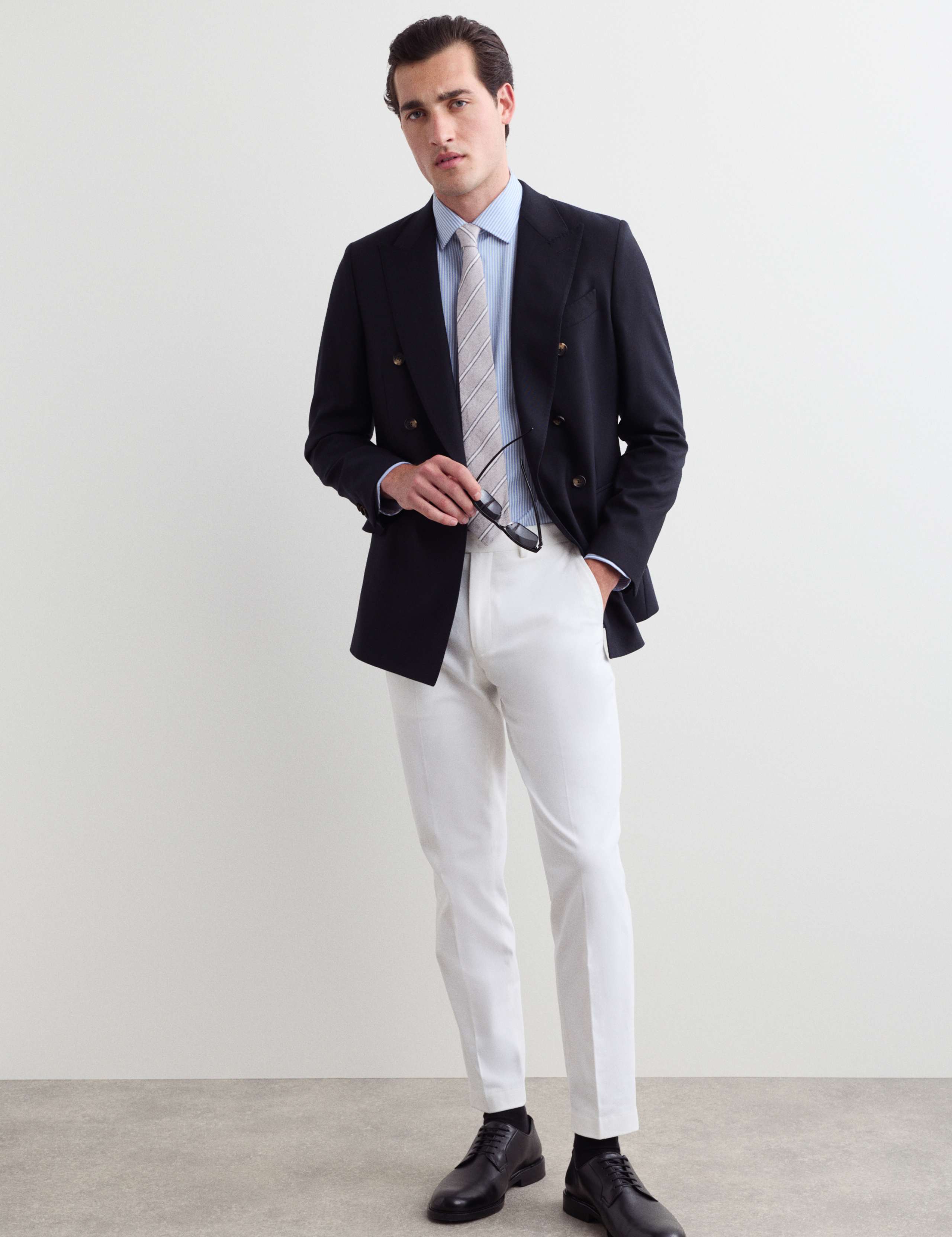 Slim Fit Pure Cotton Striped Shirt 7 of 8