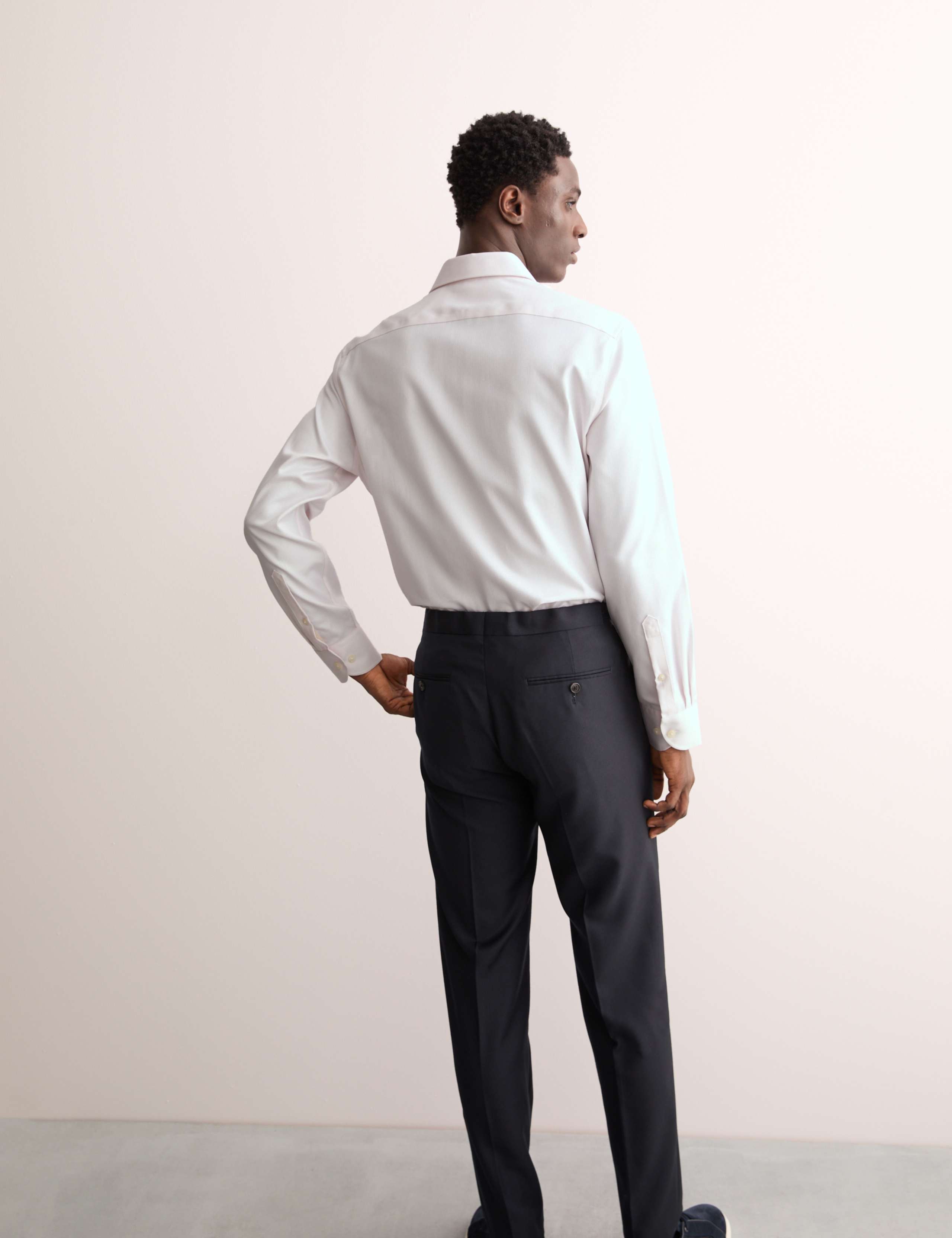 Tailored Fit Luxury Cotton Textured Shirt 7 of 8