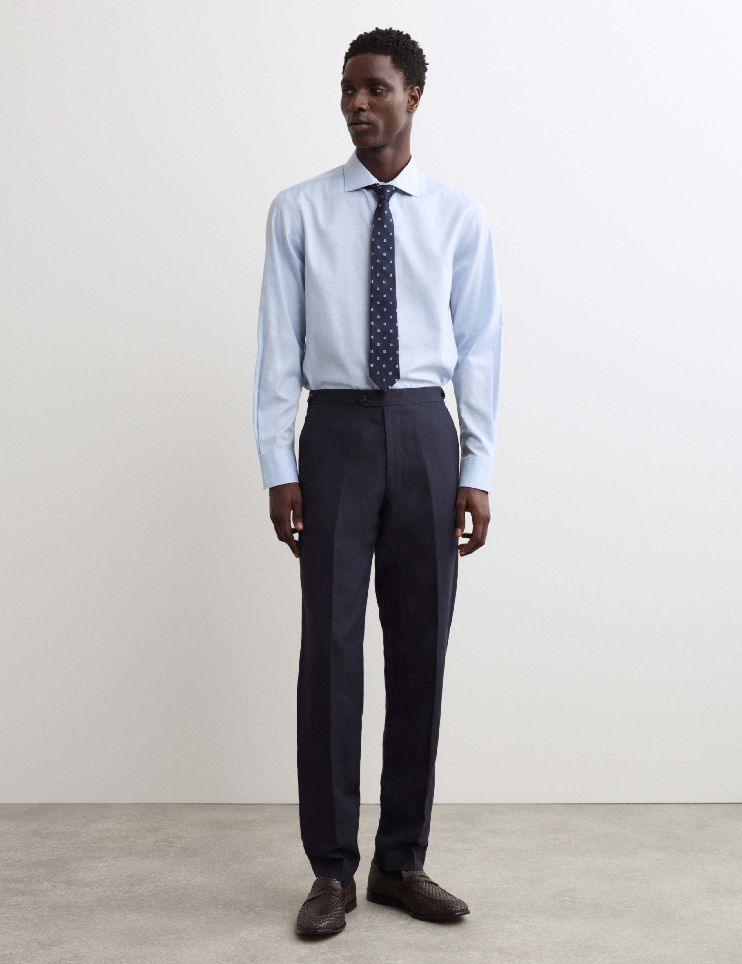 Regular Fit Luxury Pure Cotton Textured Shirt 1 of 7