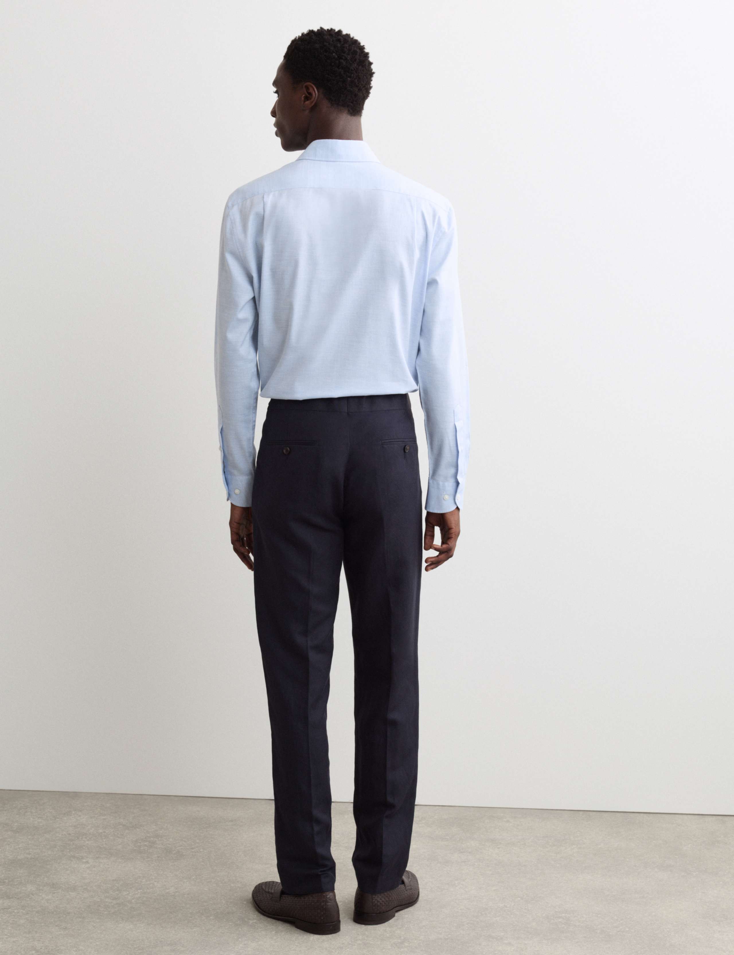 Regular Fit Luxury Pure Cotton Textured Shirt 7 of 7