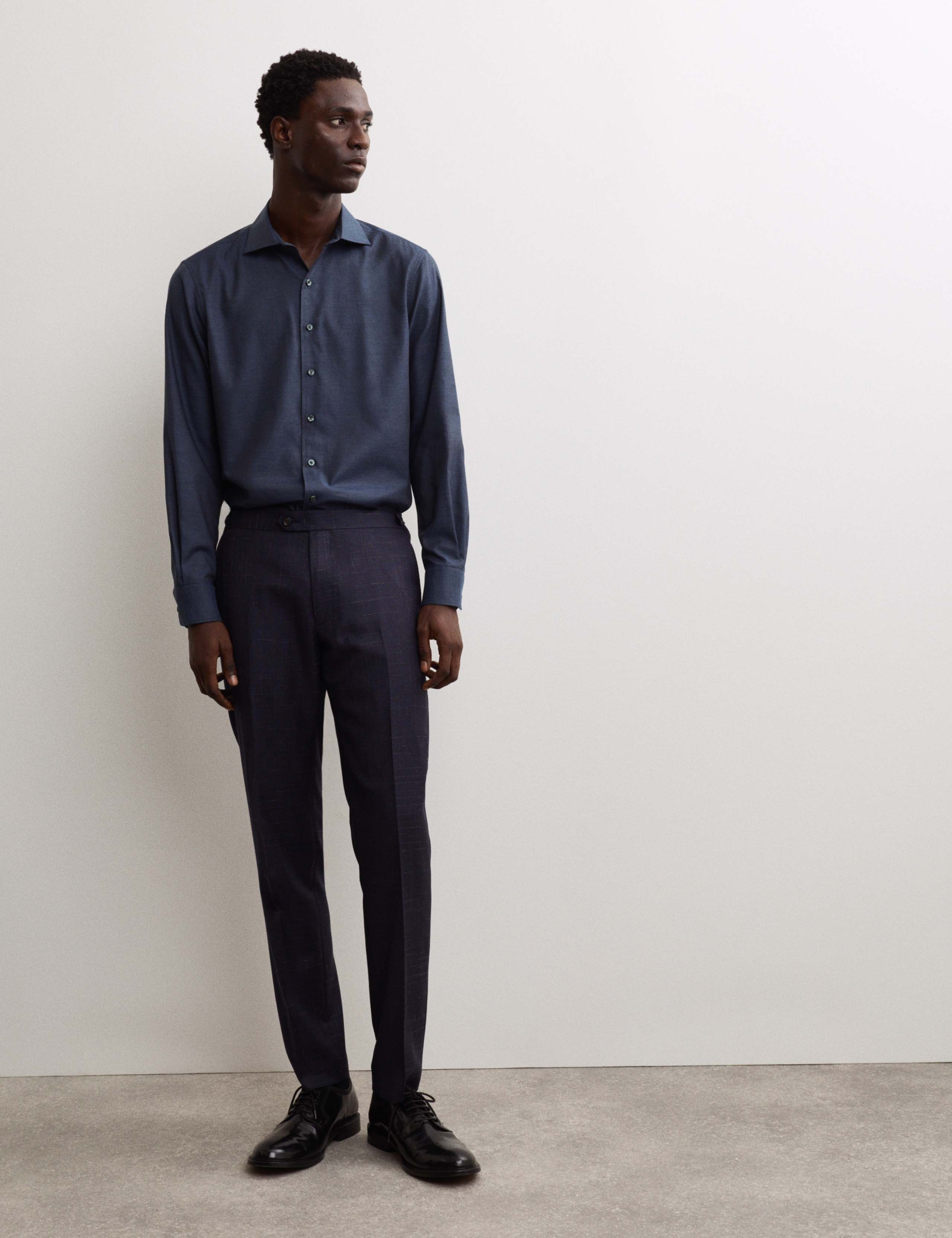 Regular Fit Luxury Pure Cotton Textured Shirt 3 of 6