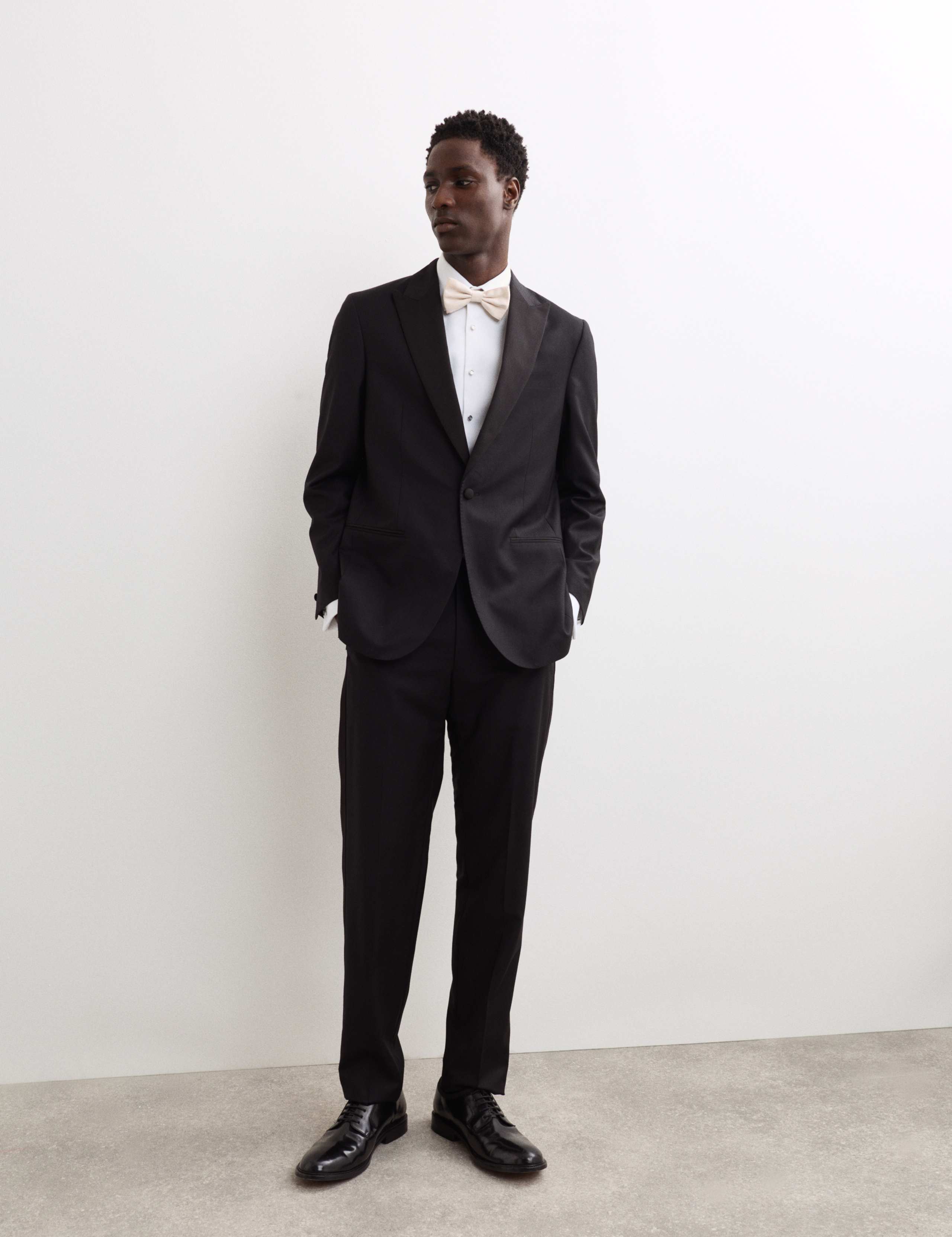 Tailored Fit Pure Cotton Bib Front Dress Shirt 3 of 7