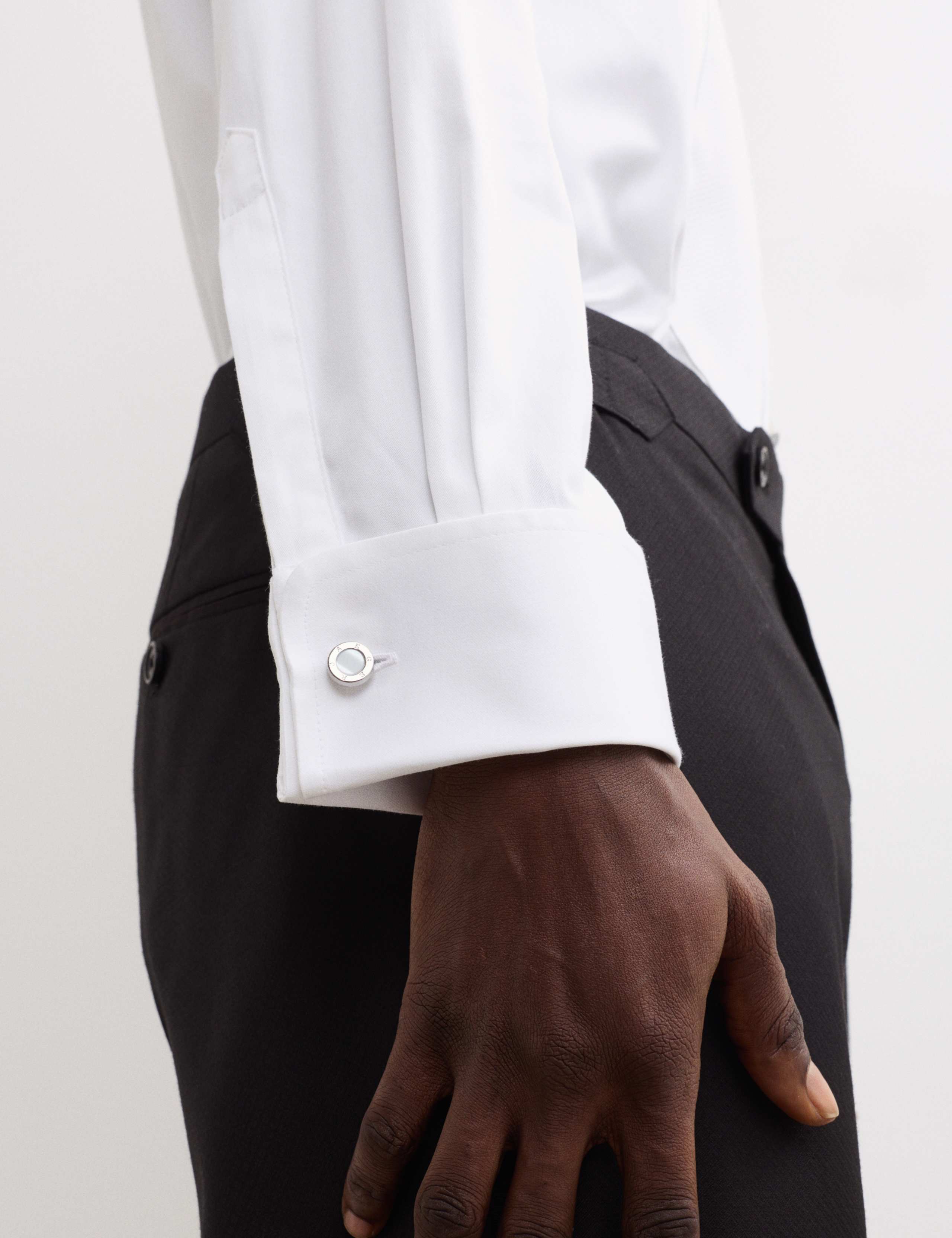 Tailored Fit Pure Cotton Bib Front Dress Shirt 5 of 7