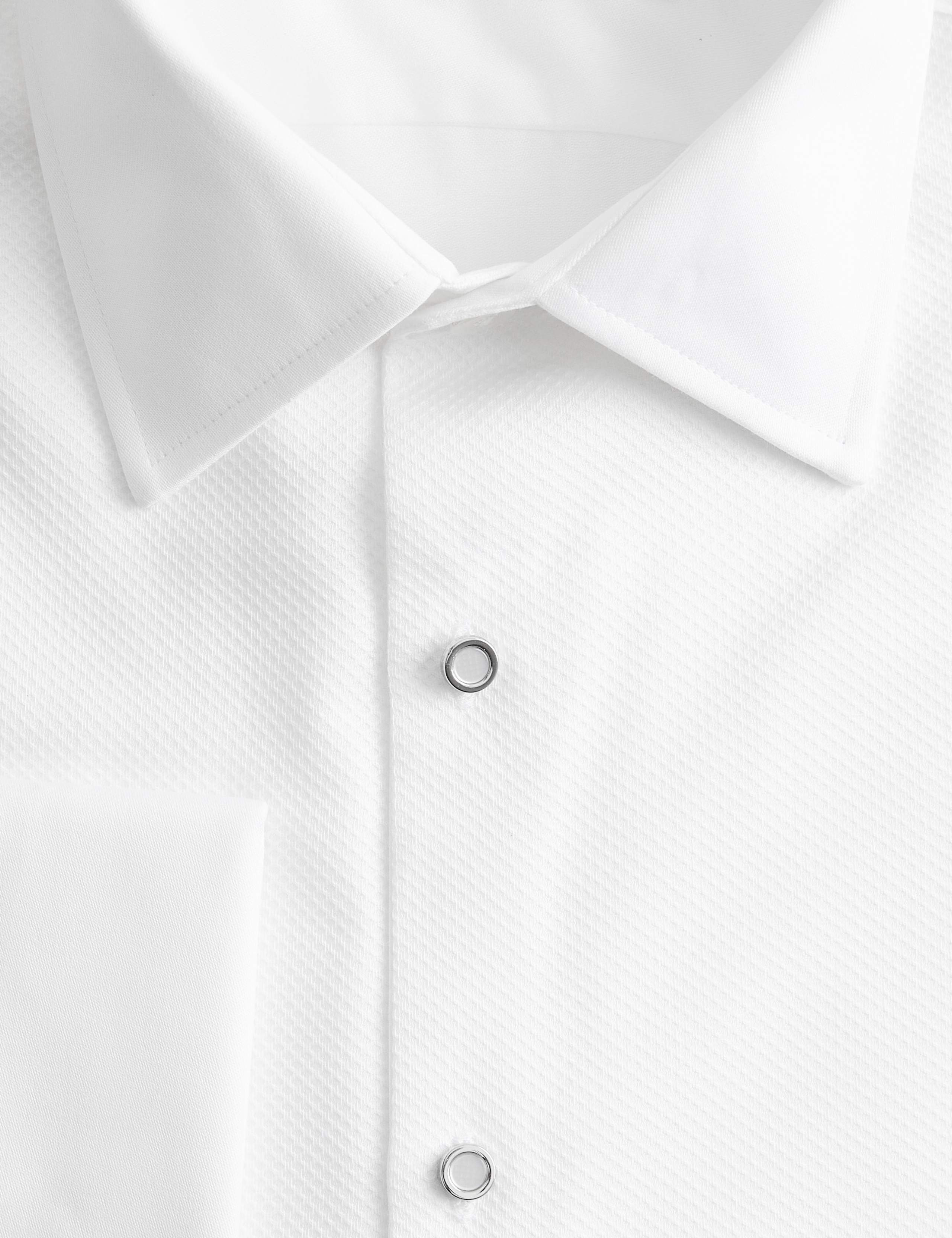Tailored Fit Pure Cotton Bib Front Dress Shirt 7 of 7