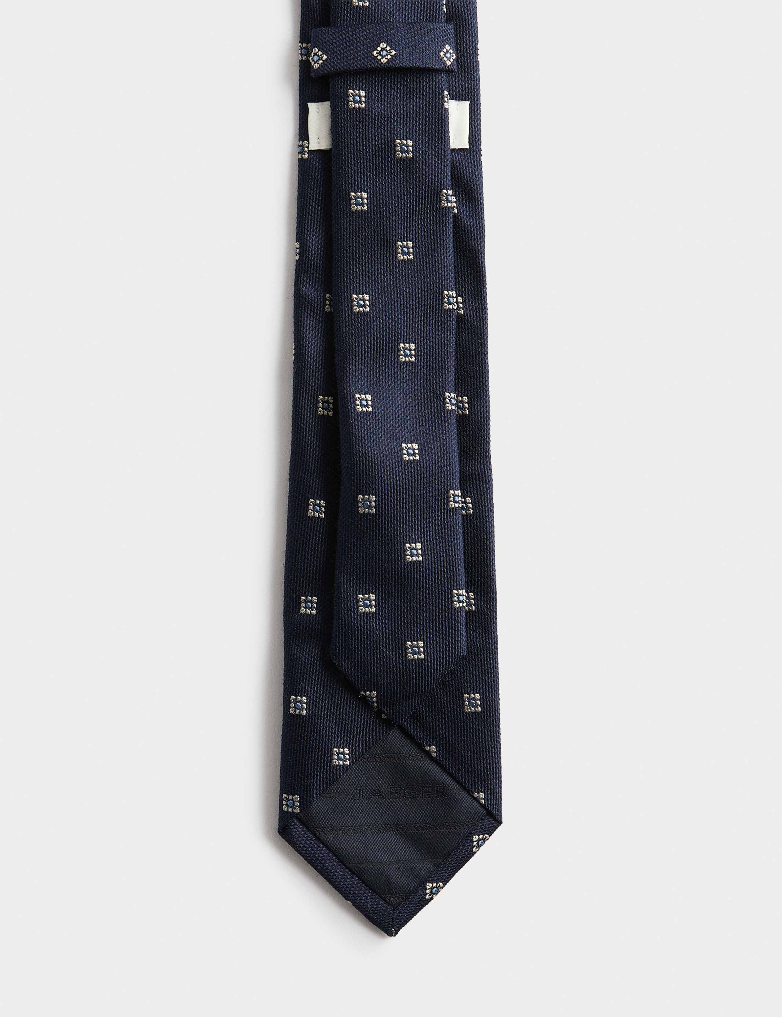 Geometric Silk Rich Tie 3 of 3