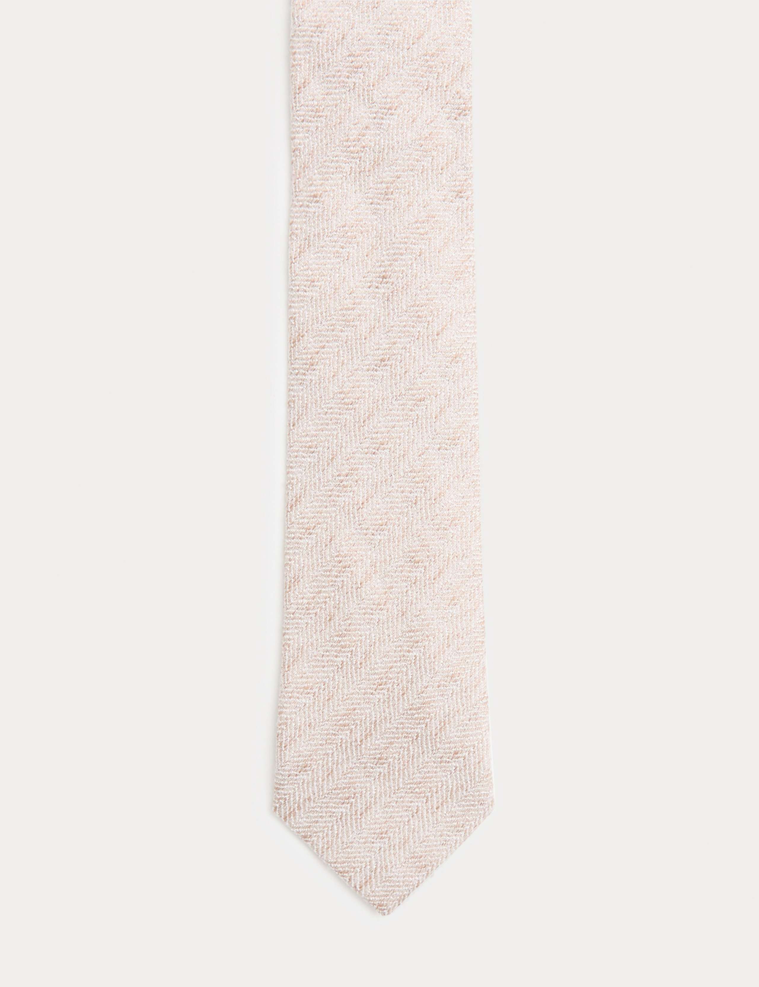 Herringbone Silk Blend Tie 2 of 3