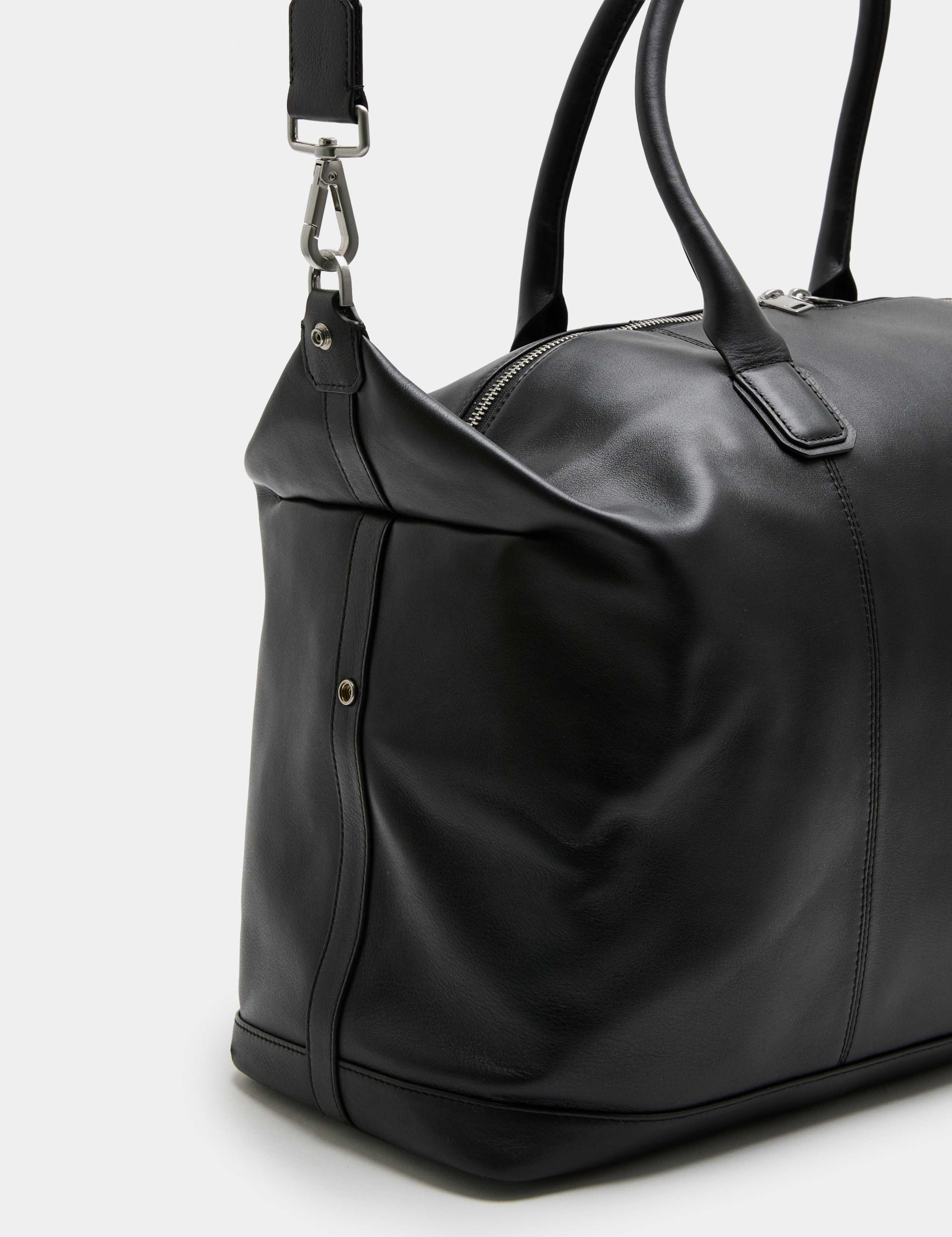 Leather Weekend Bag with Removable Strap 2 of 3