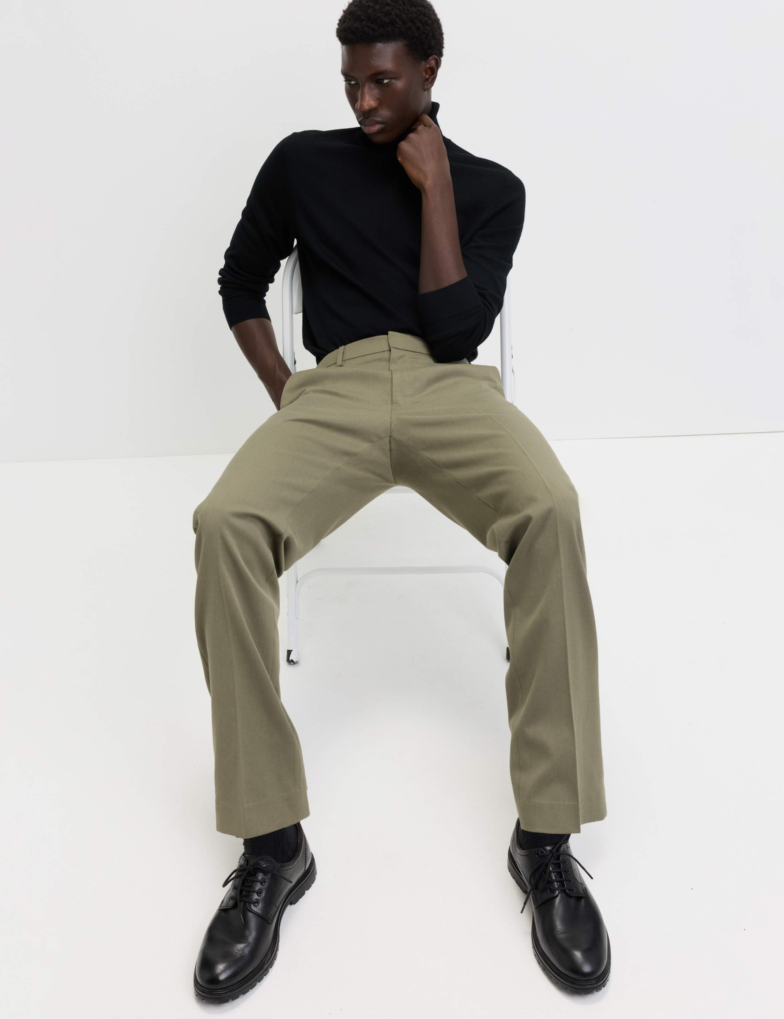 Regular Fit Smart Stretch Trousers 1 of 5