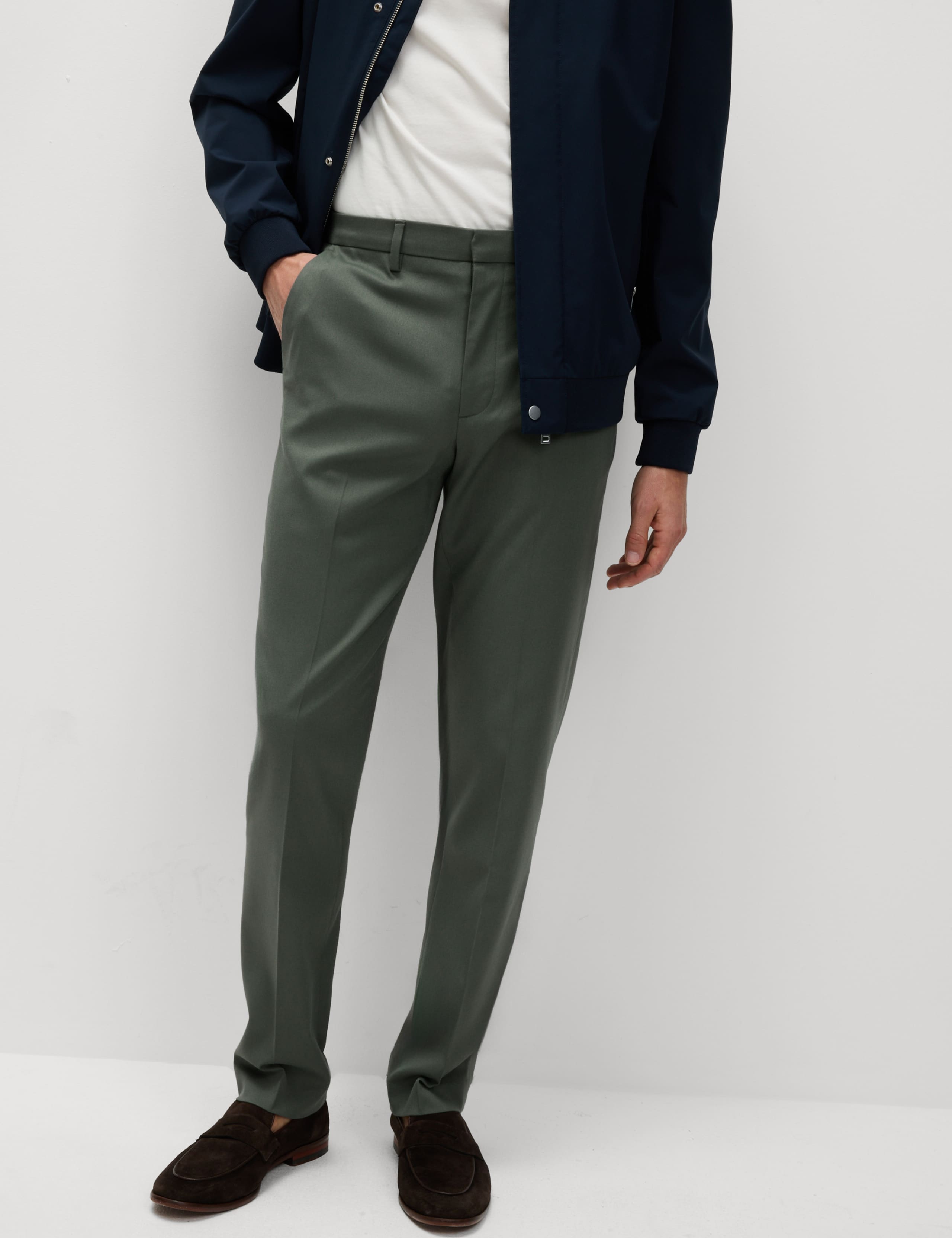 Regular Fit Smart Stretch Trousers 4 of 6