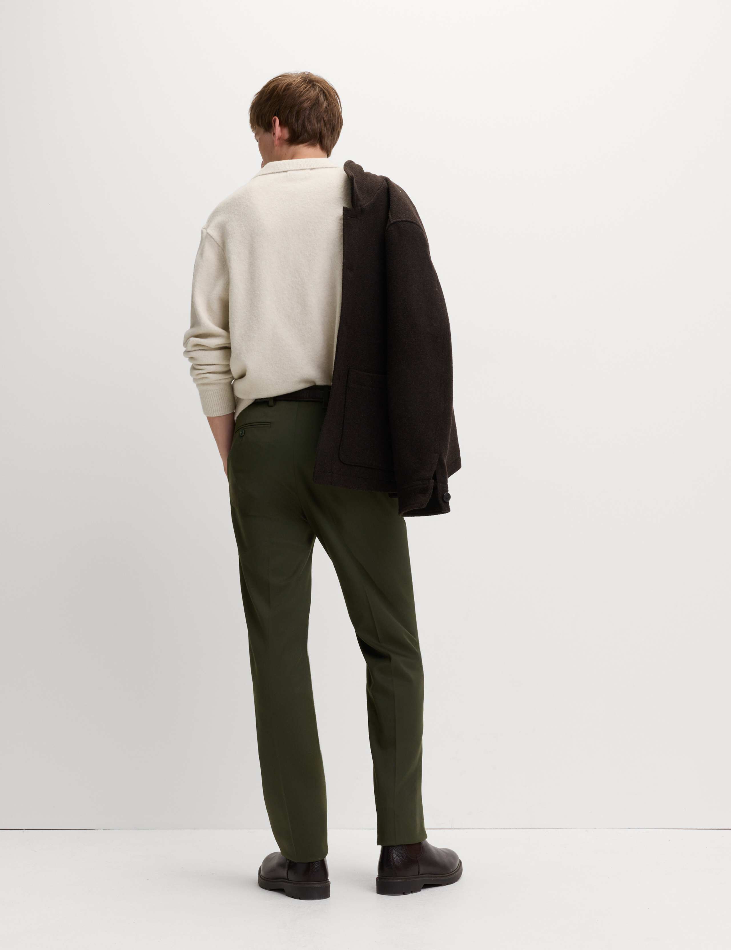 Regular Fit Smart Stretch Trousers 4 of 5