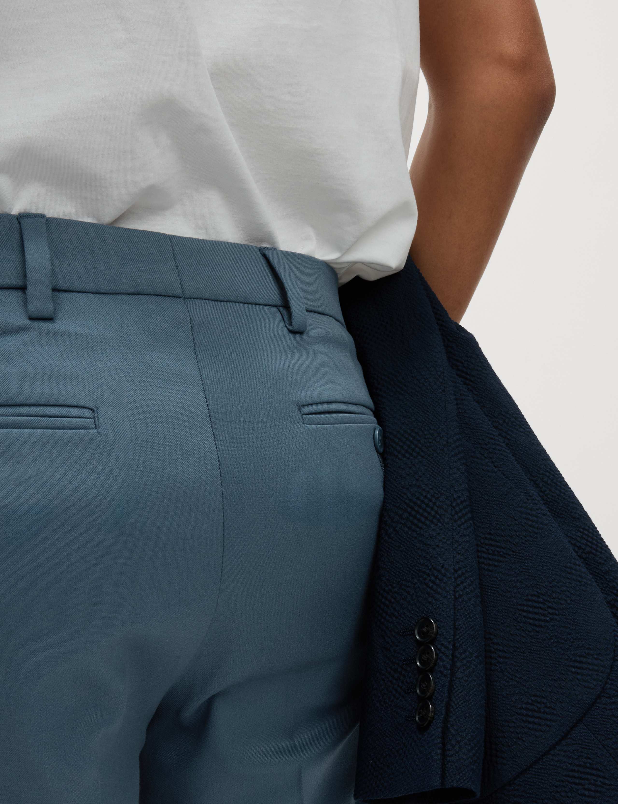 Slim Fit Stretch Smart Trousers 4 of 6
