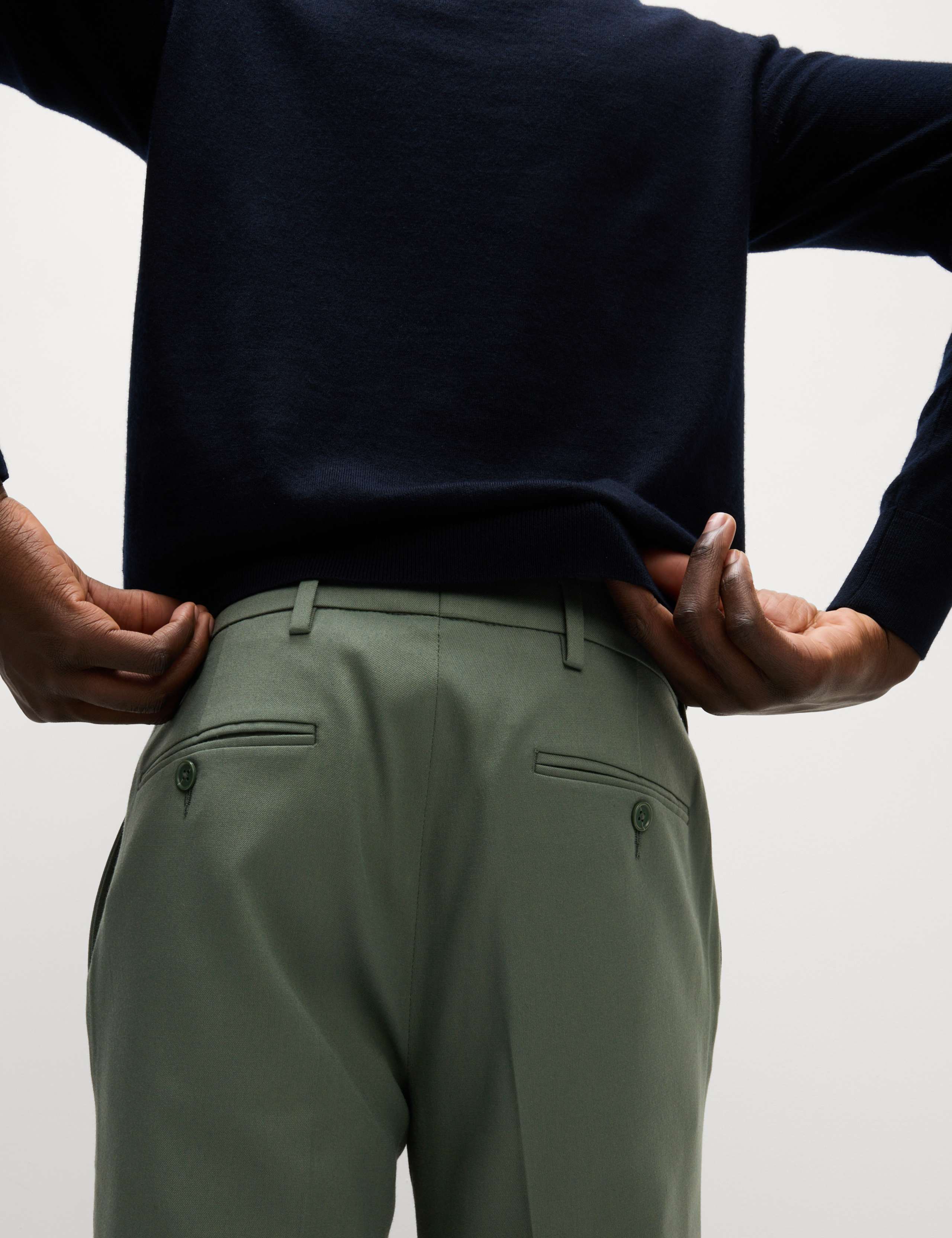 Slim Fit Stretch Smart Trousers 4 of 5