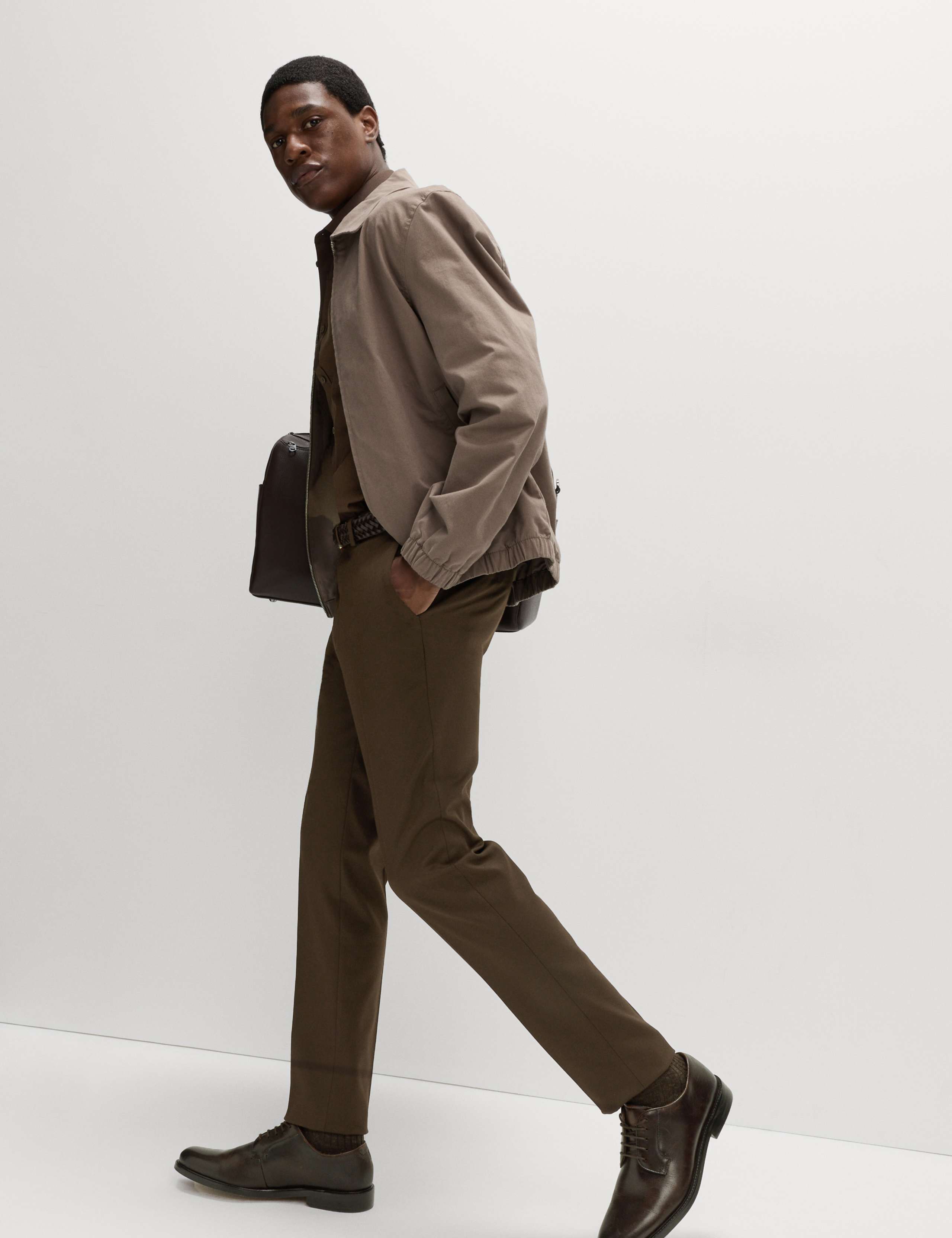 Slim Fit Smart Stretch Trousers 5 of 6