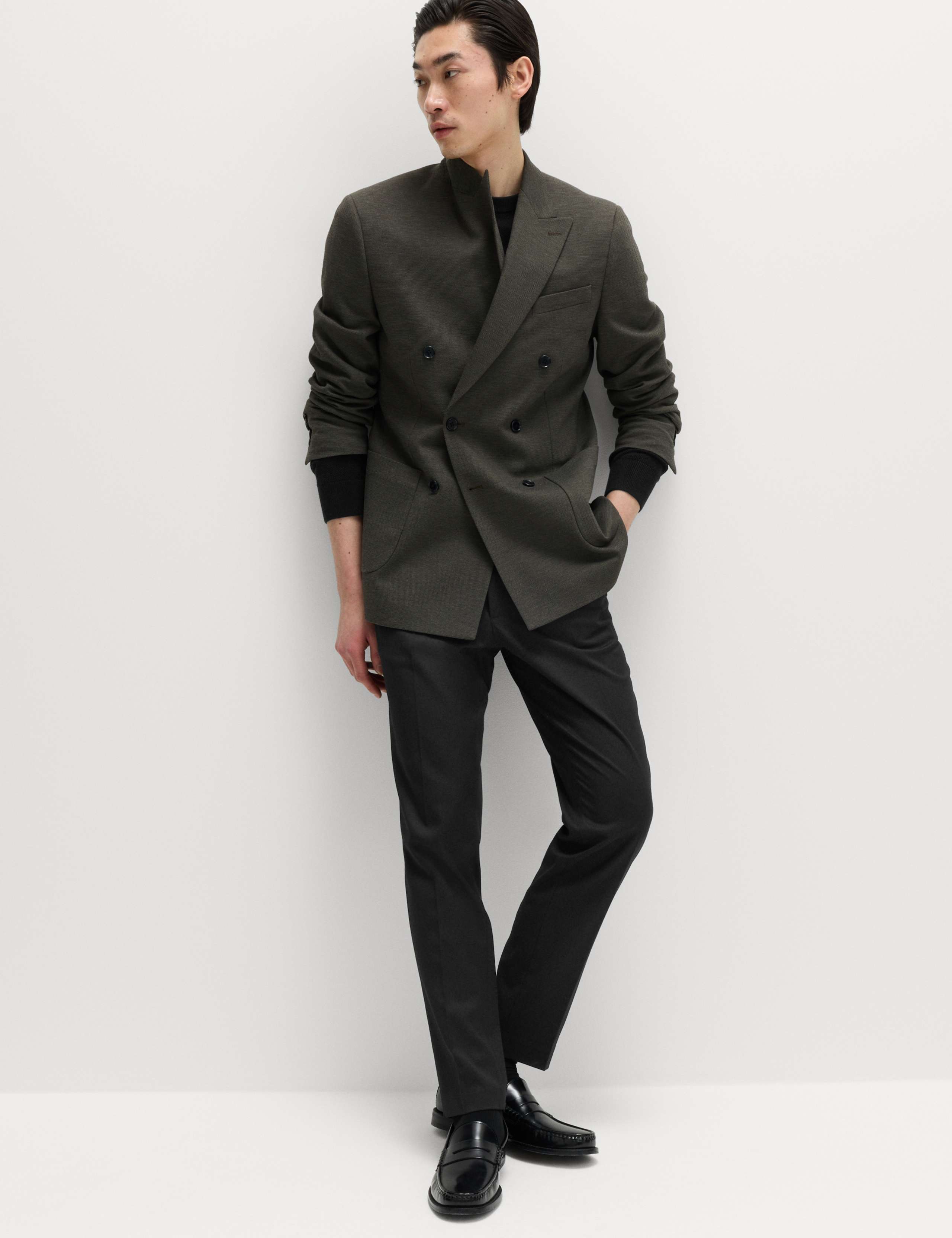 Slim Fit Smart Stretch Trousers 8 of 8