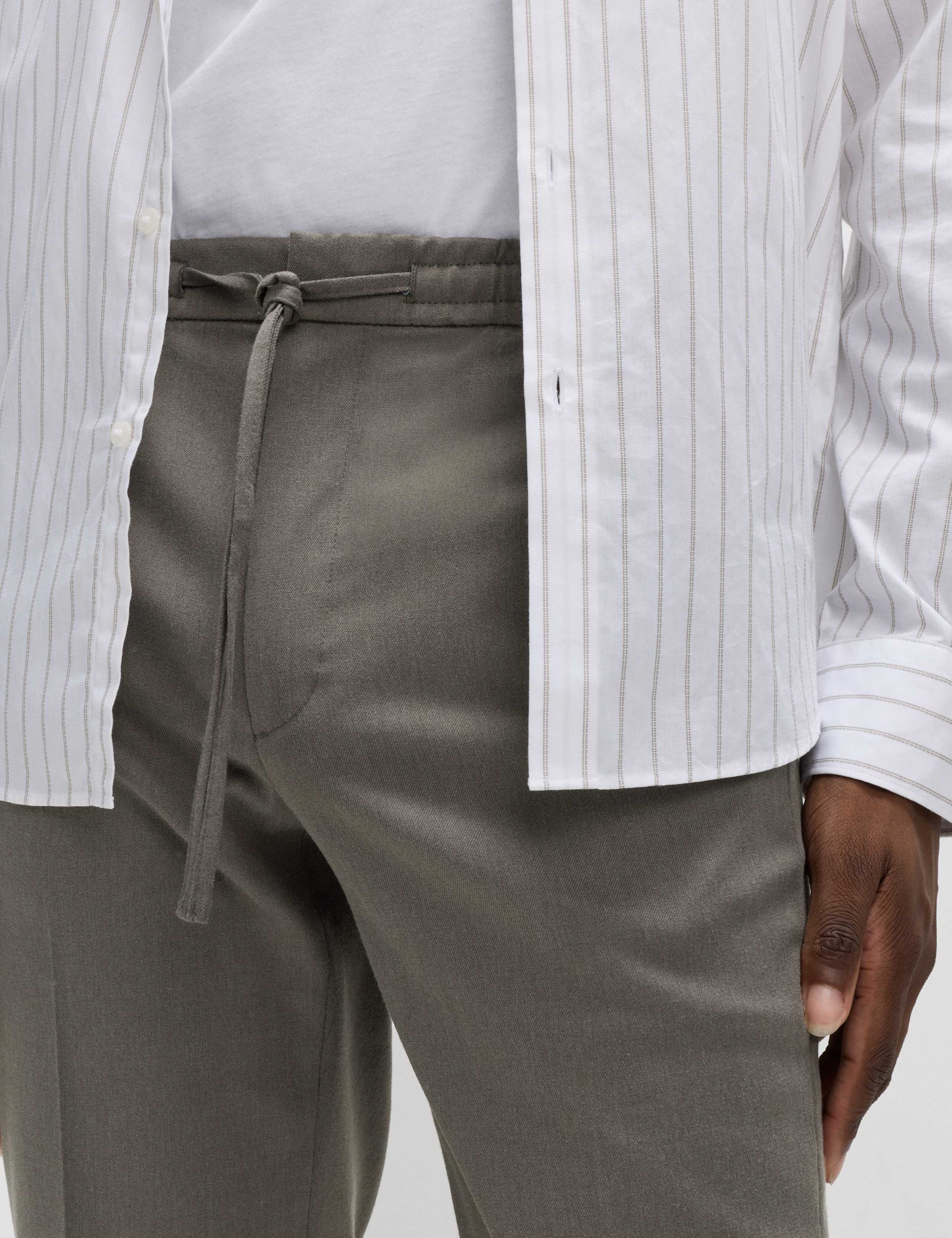 Tapered Fit Elasticated Trousers 3 of 6