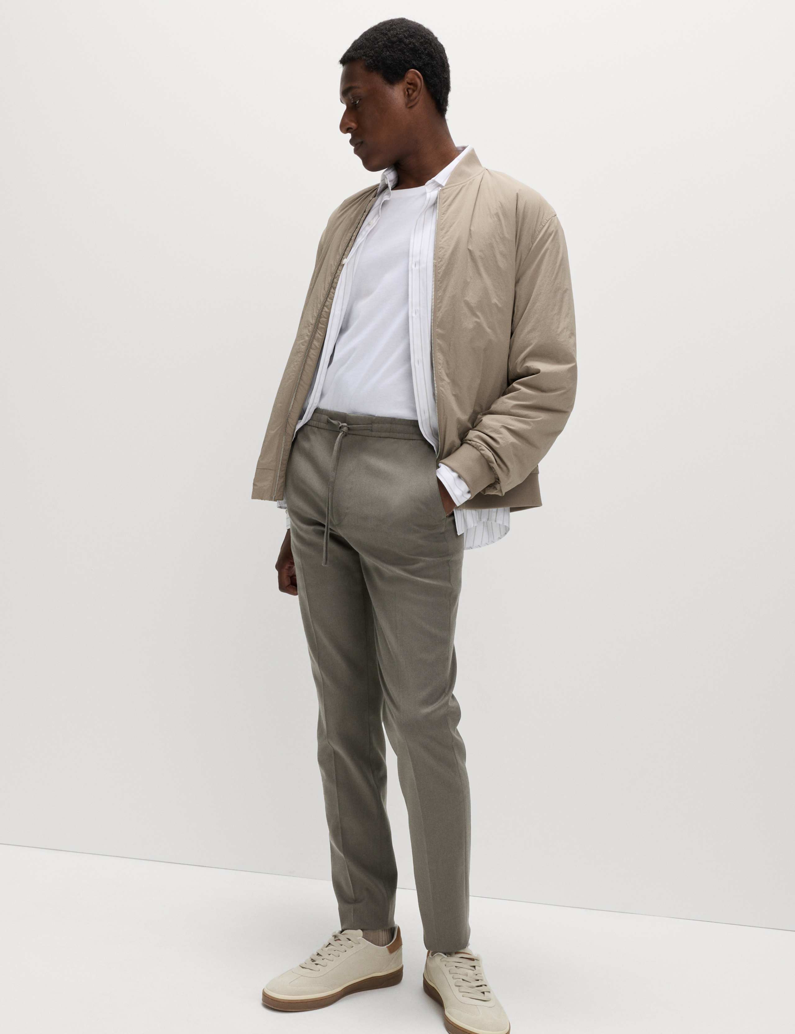 Tapered Fit Elasticated Trousers 4 of 6