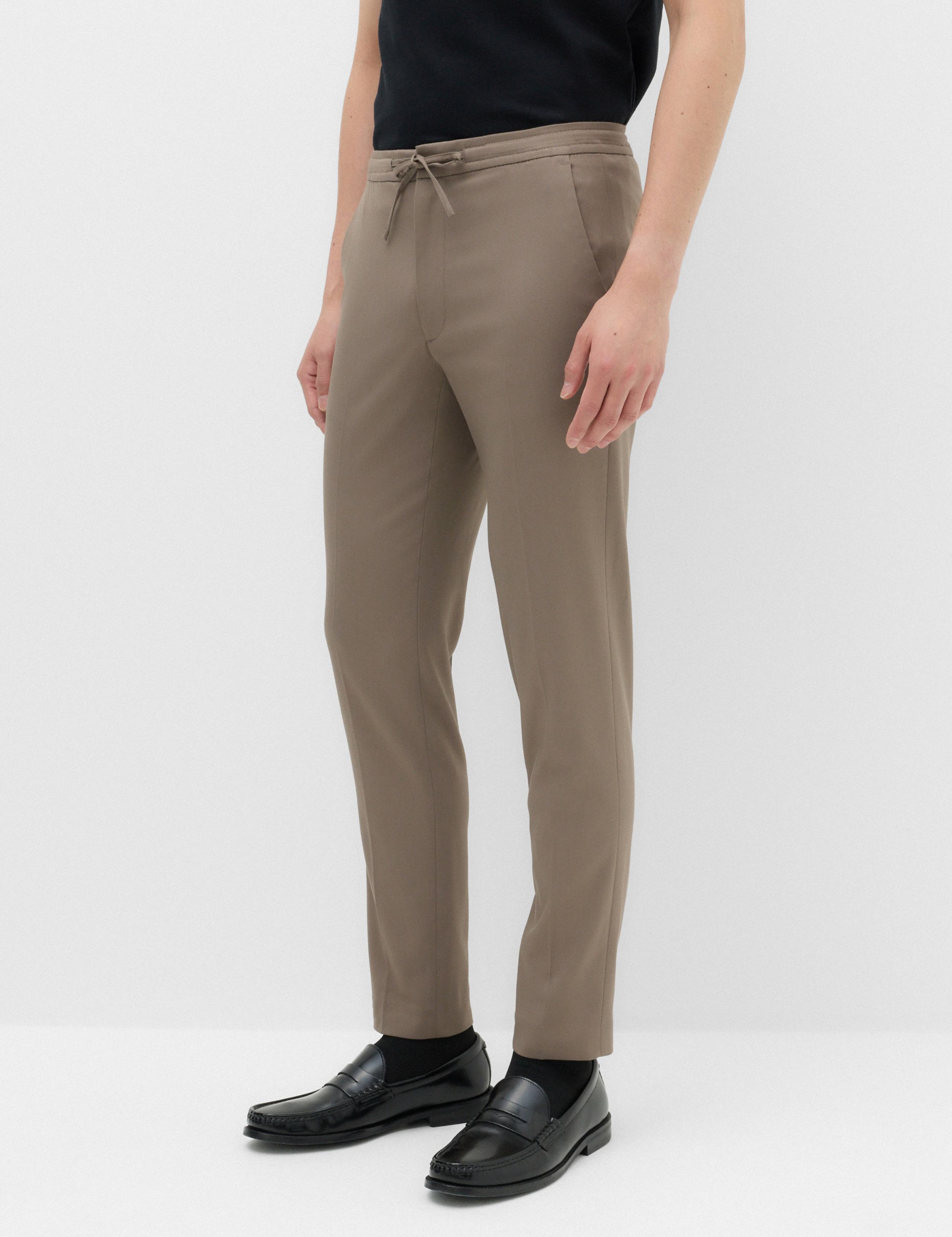 Tapered Fit Elasticated Trousers 1 of 7