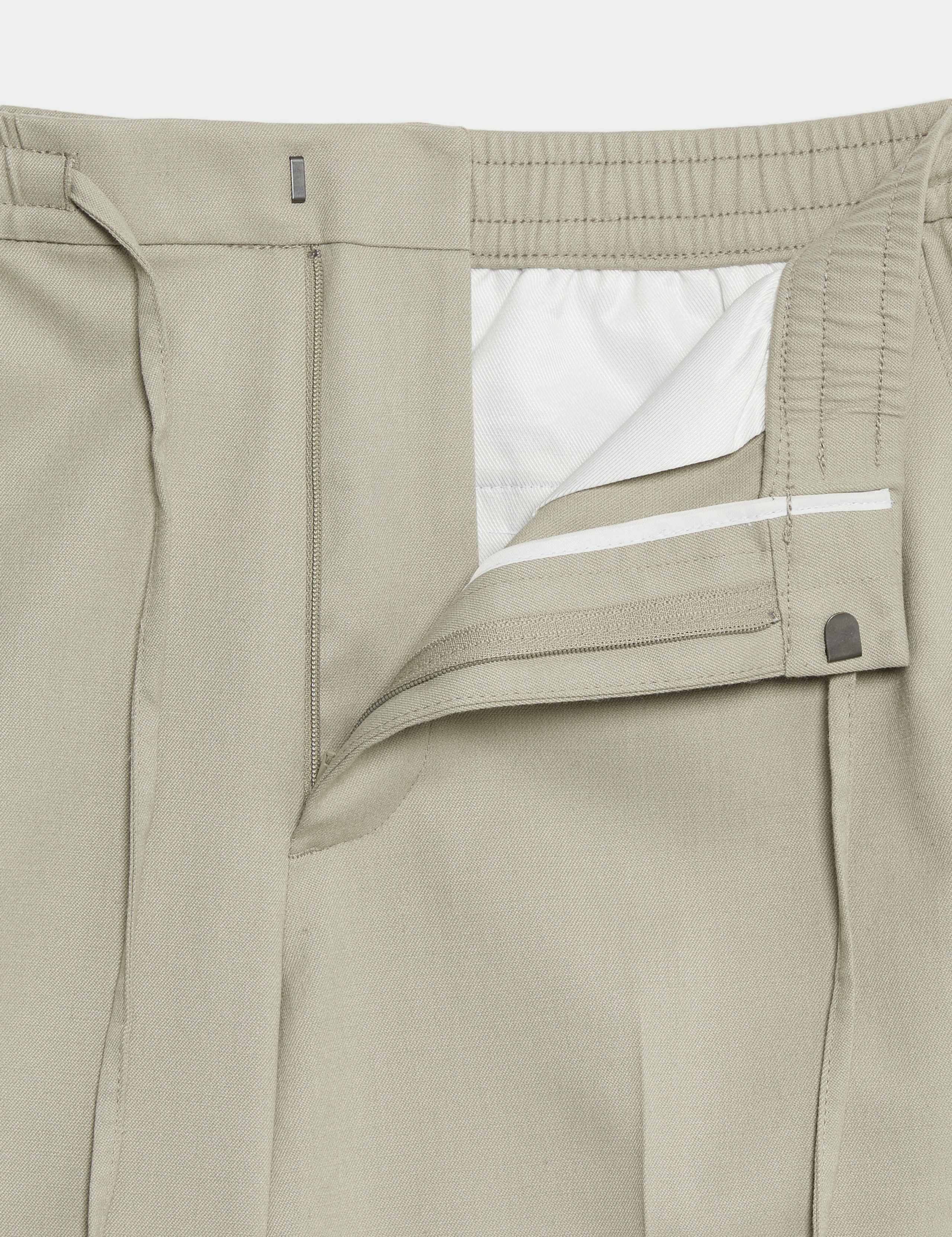Tapered Fit Elasticated Trousers 3 of 6