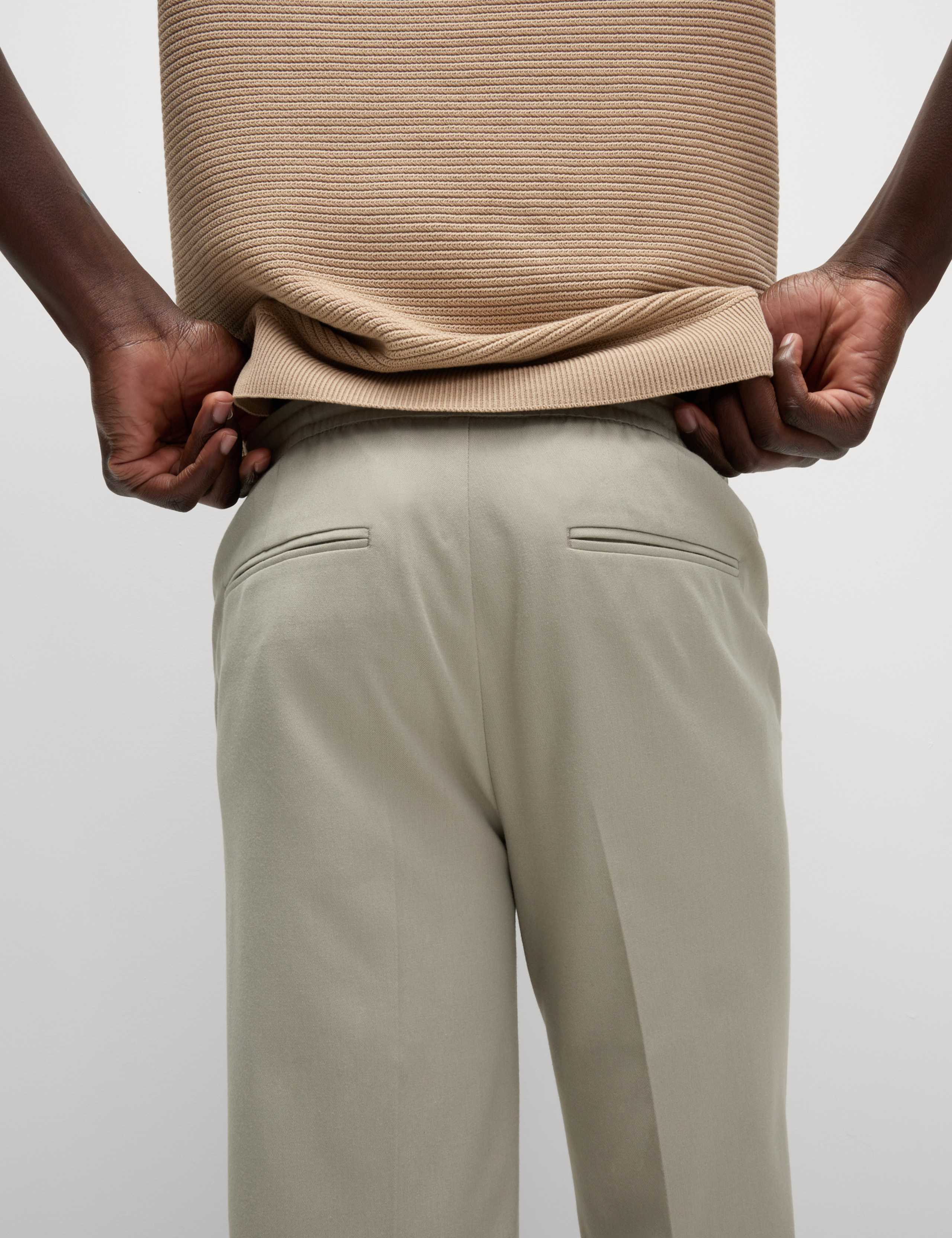 Tapered Fit Elasticated Trousers 5 of 6