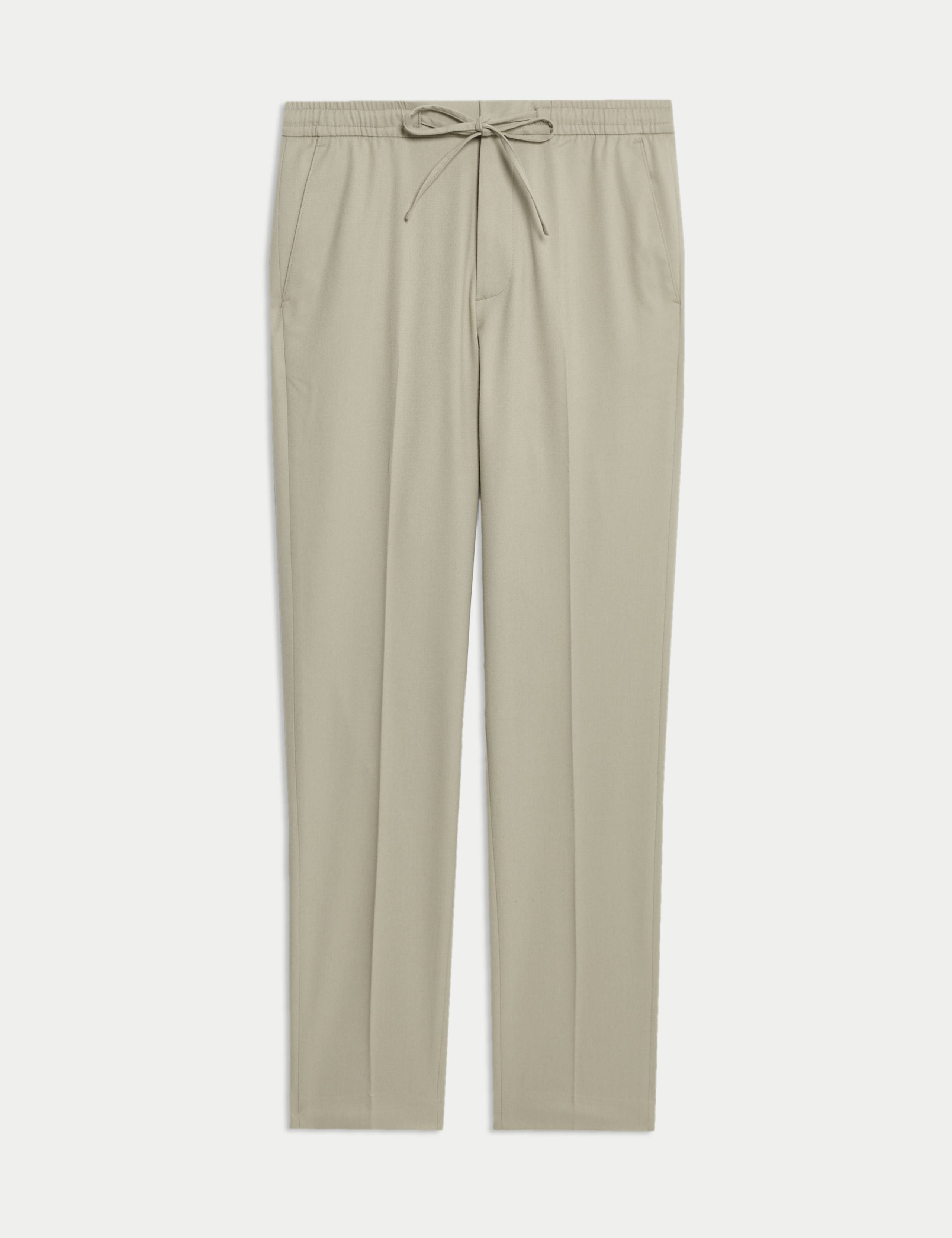 Tapered Fit Elasticated Trousers 2 of 6