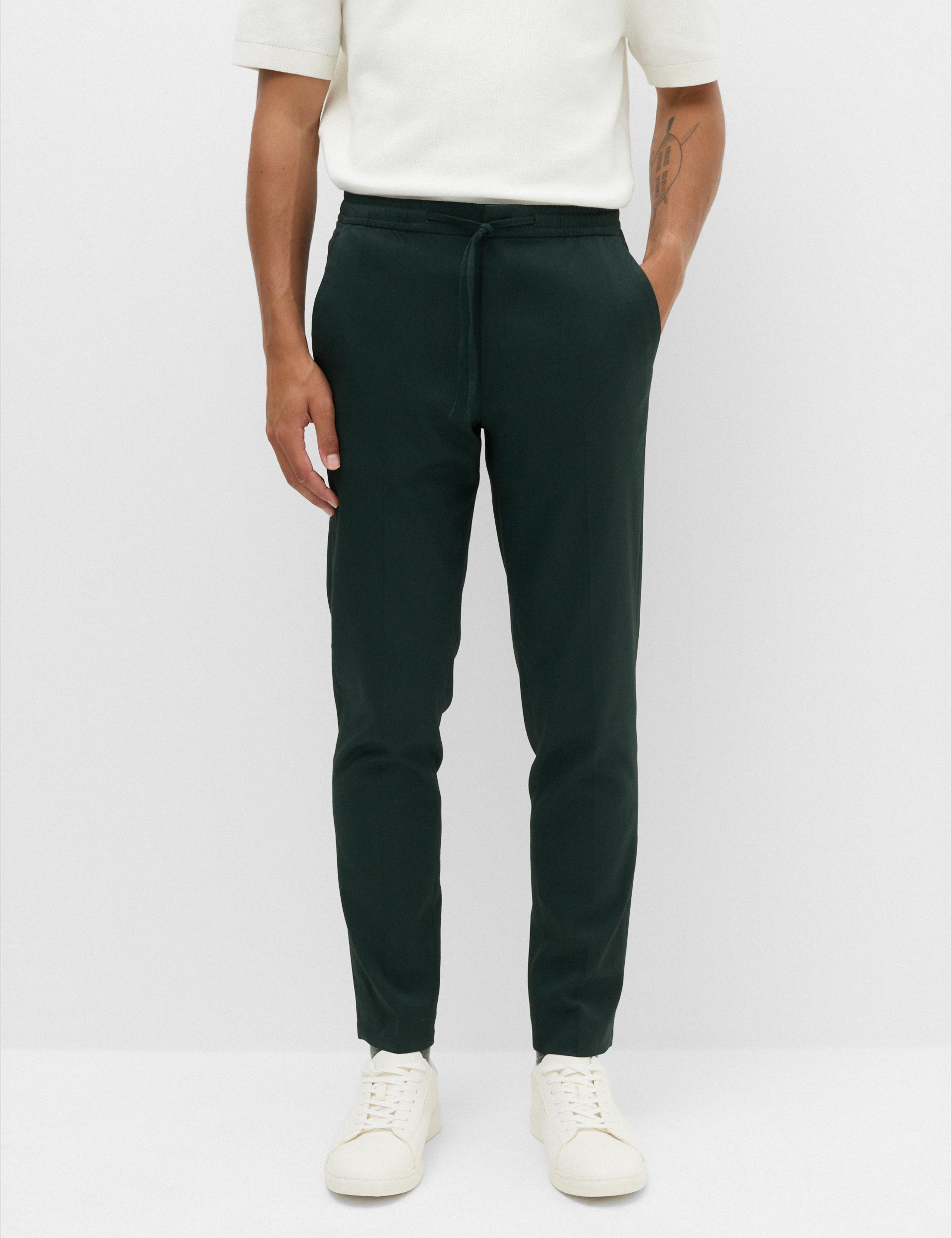 Tapered Fit Elasticated Trousers 1 of 7
