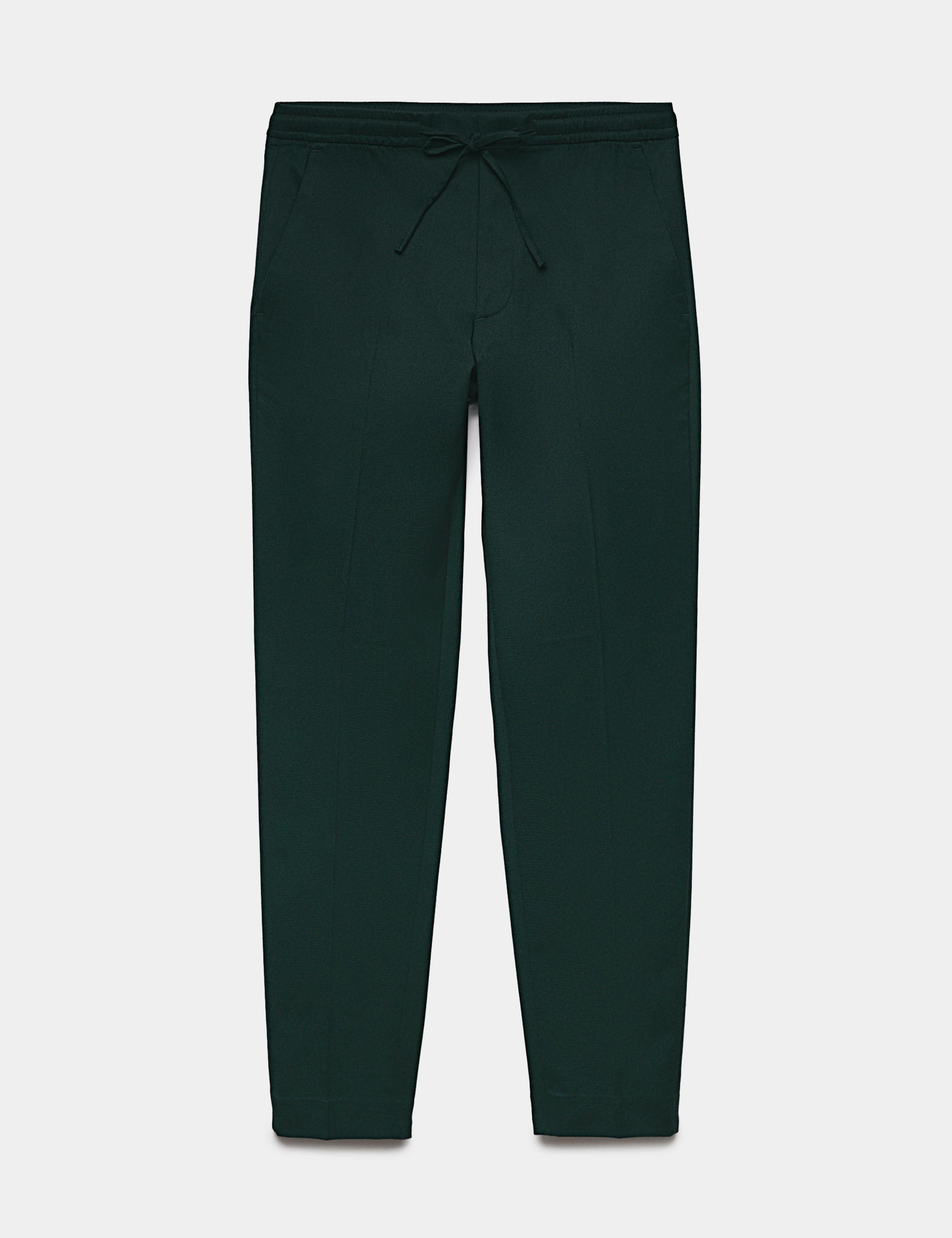 Tapered Fit Elasticated Trousers 2 of 7