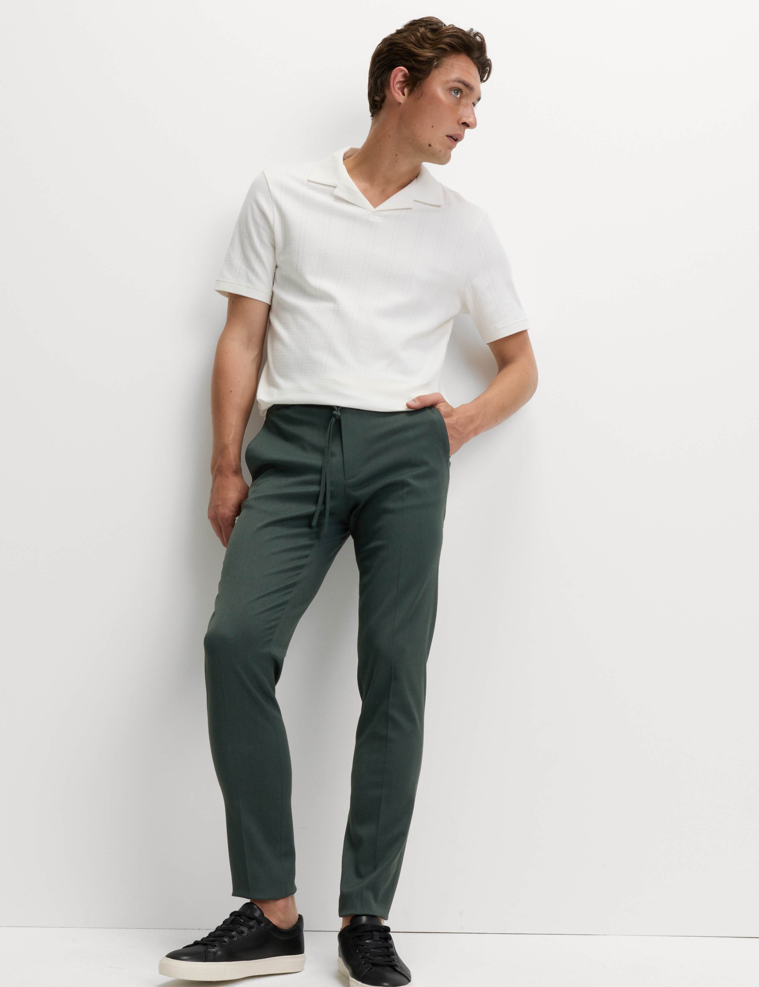 Tapered Fit Elasticated Trousers 3 of 5