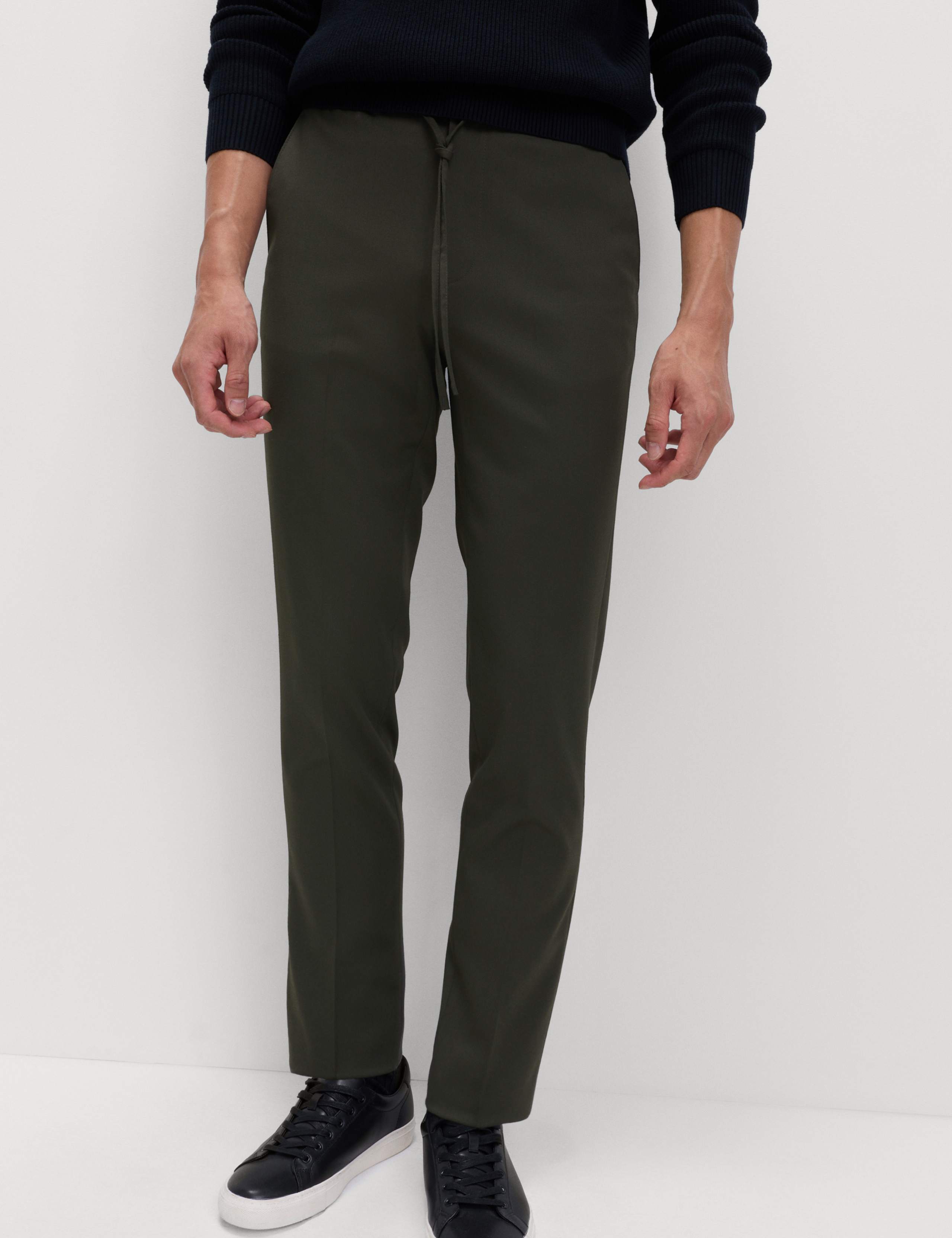 Tapered Fit Elasticated Trousers 1 of 5