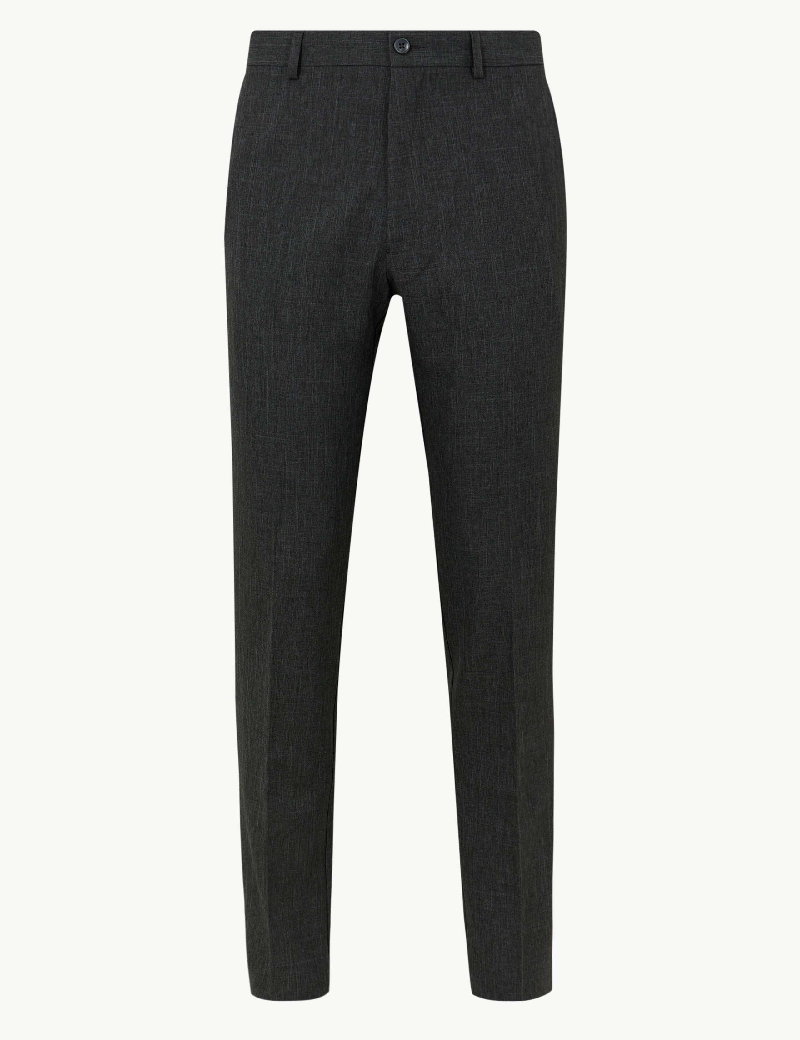 Skinny Fit Flat Front Trousers 2 of 4