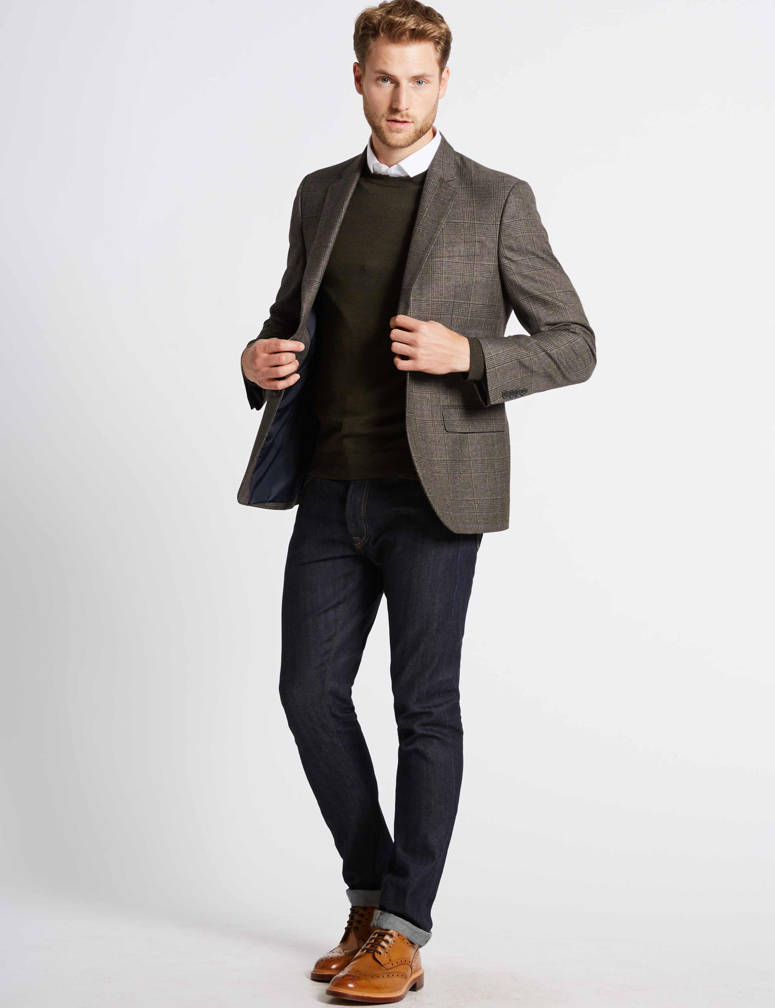 Checked Regular Fit Jacket 3 of 7