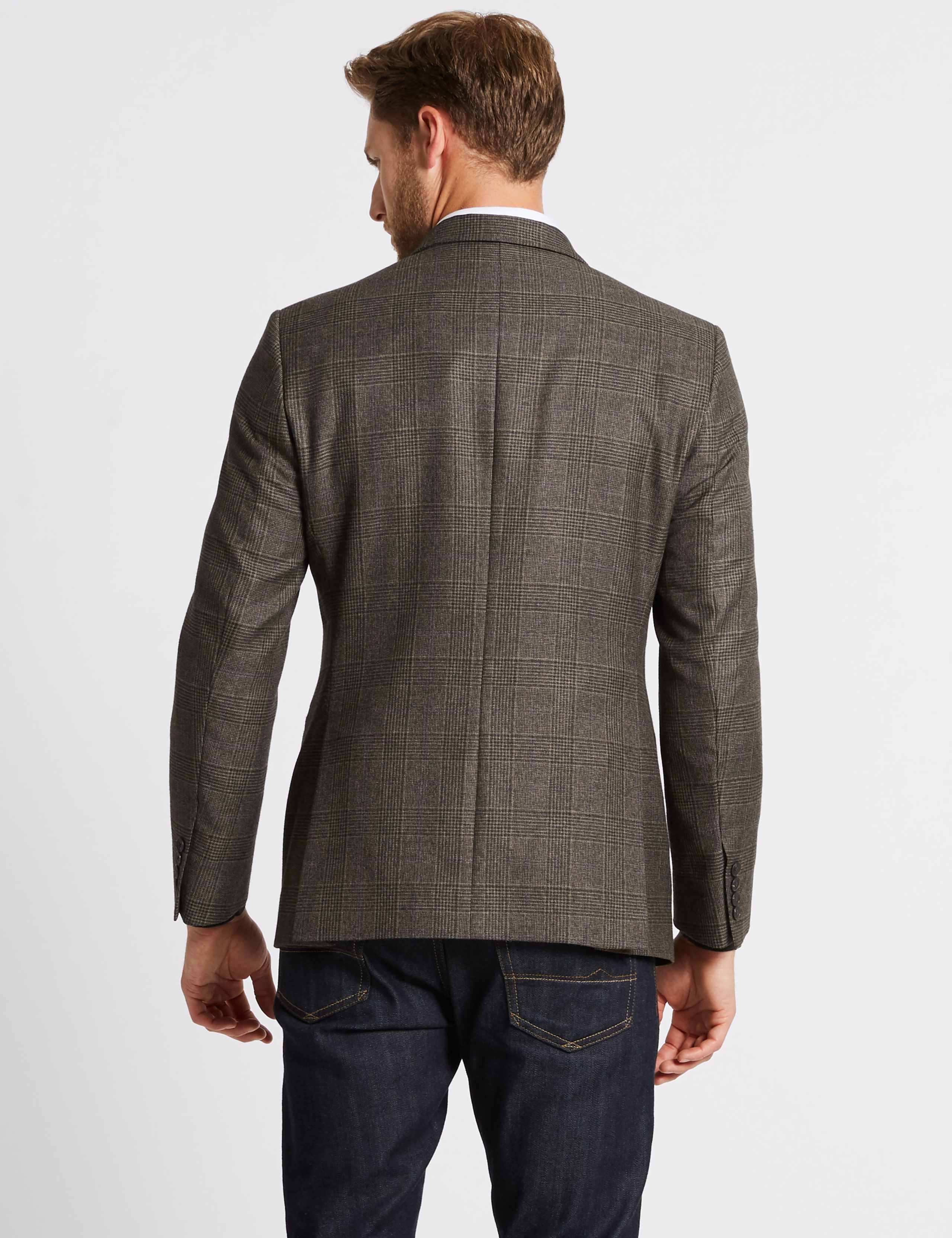 Checked Regular Fit Jacket 4 of 7