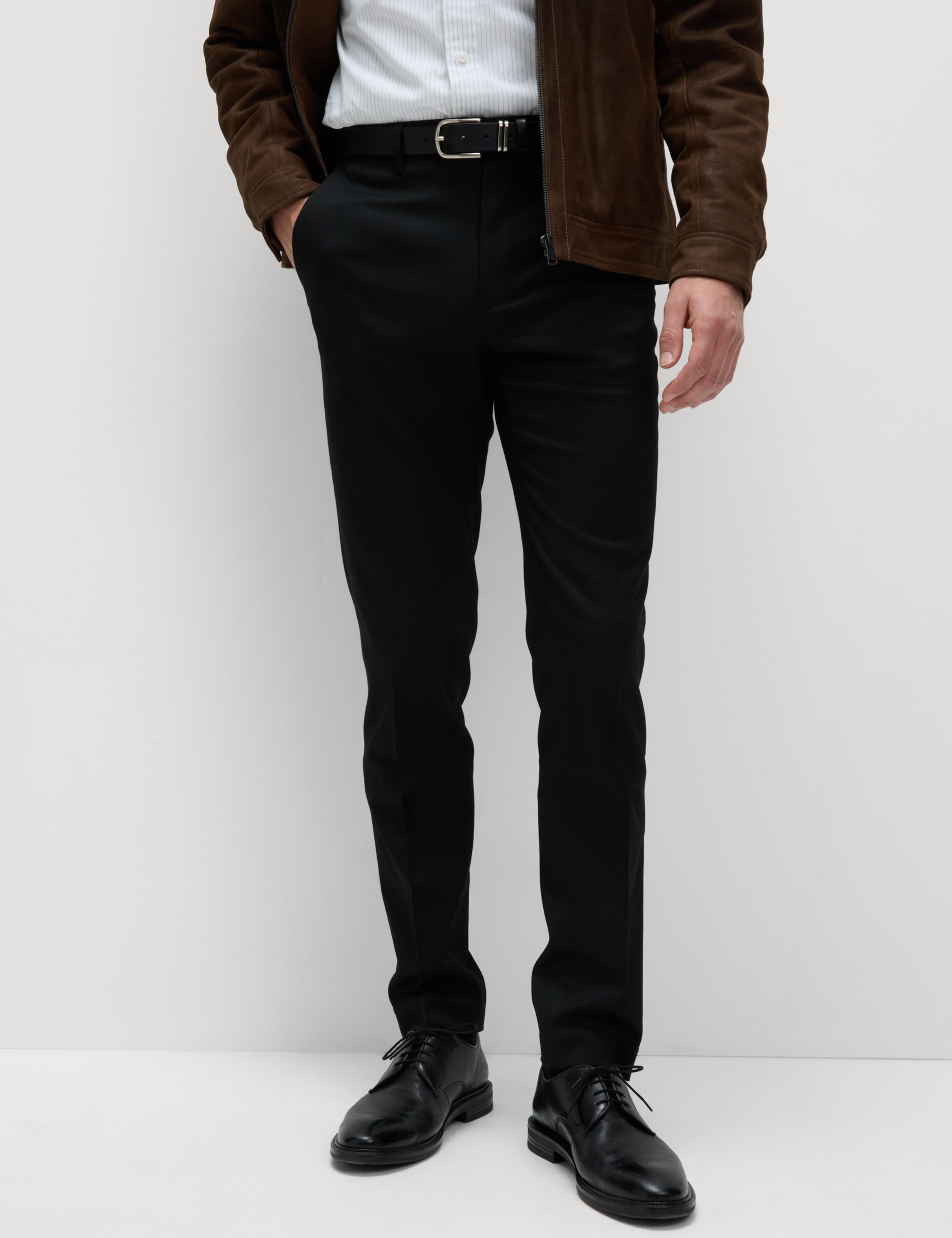 2pk Slim Fit Stretch Smart Trousers 4 of 6