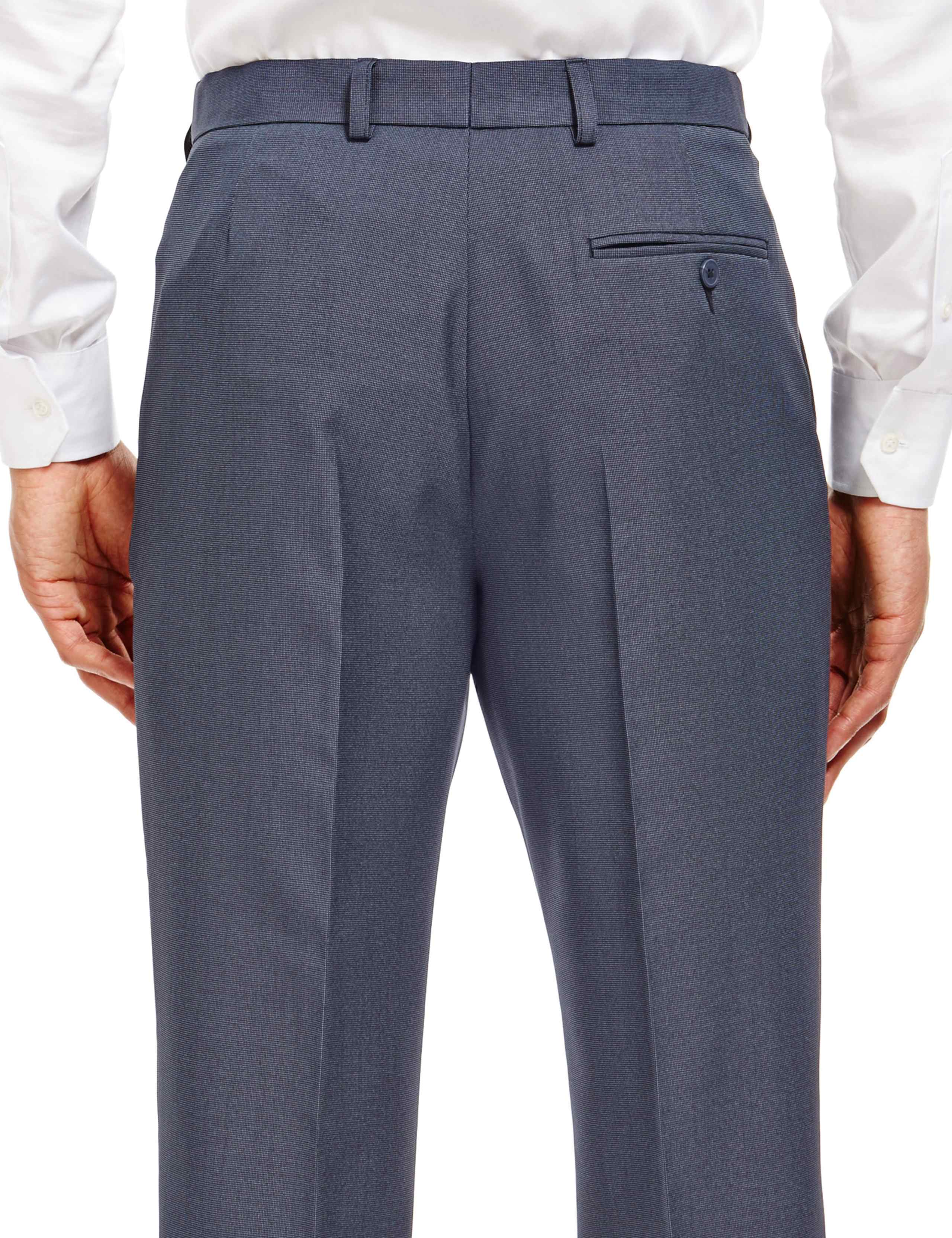 Active Waistband Flat Front Trousers 3 of 3