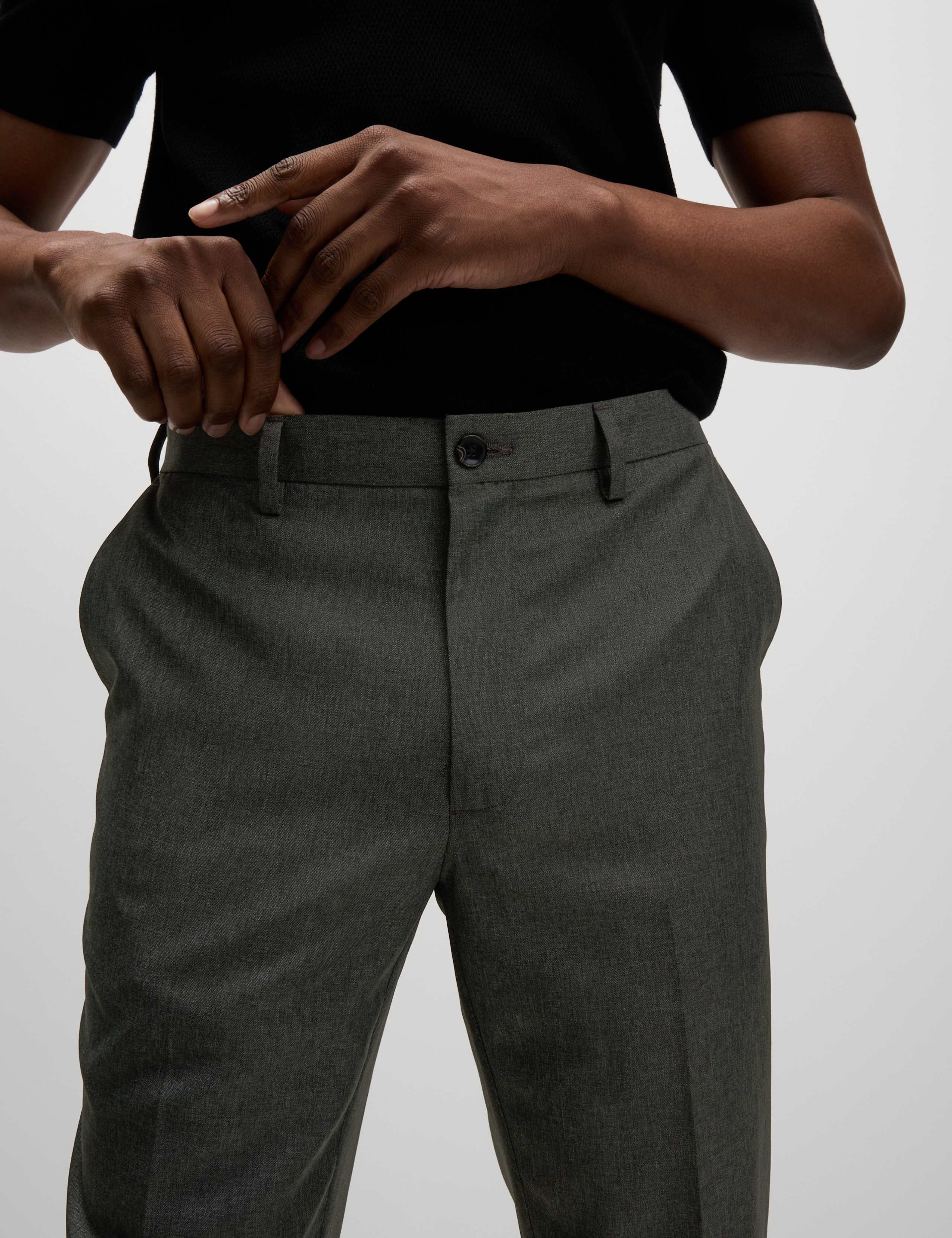 Slim Fit Trouser with Active Waist 1 of 7