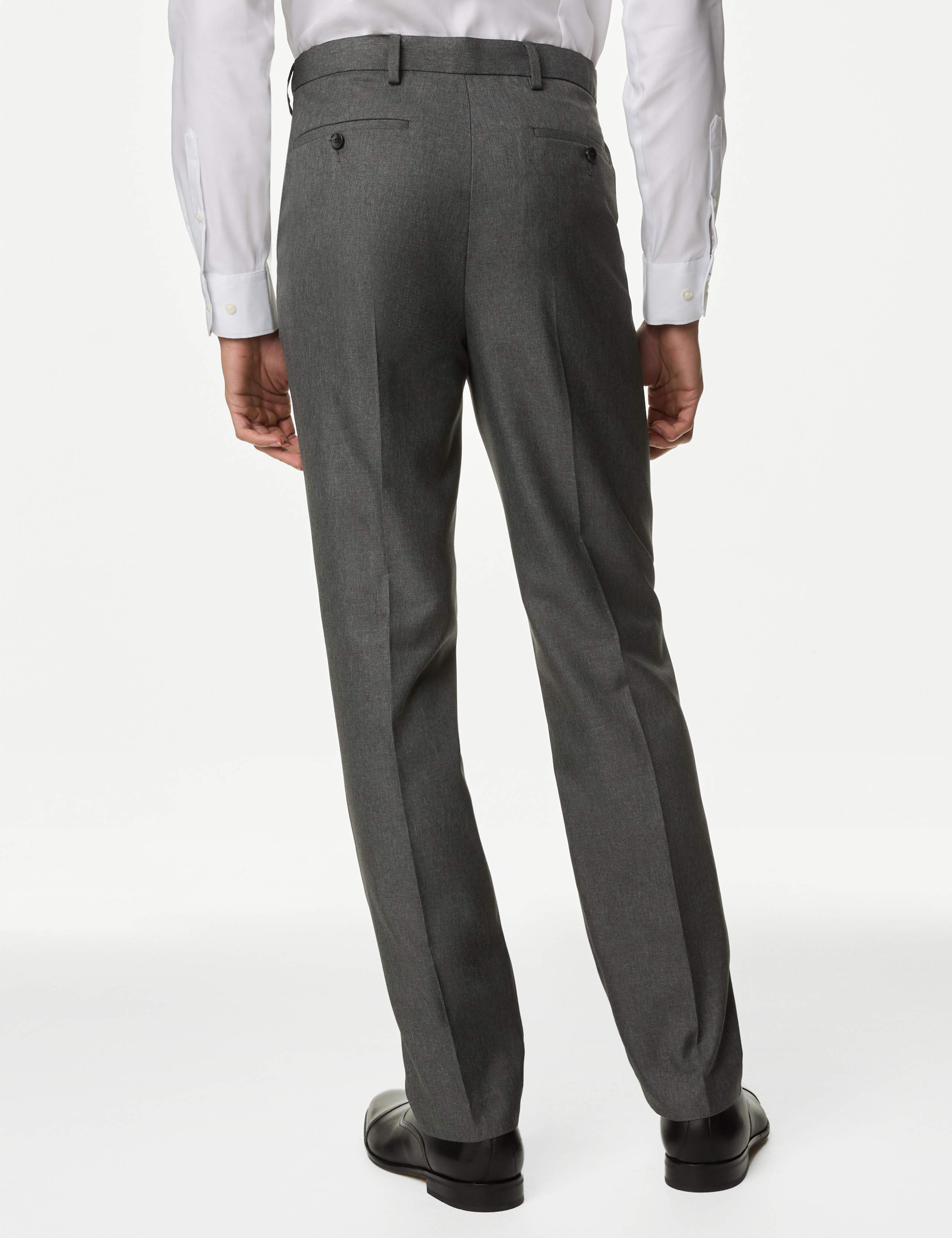 Big & Tall Regular Fit Trousers with Active Waist 4 of 6