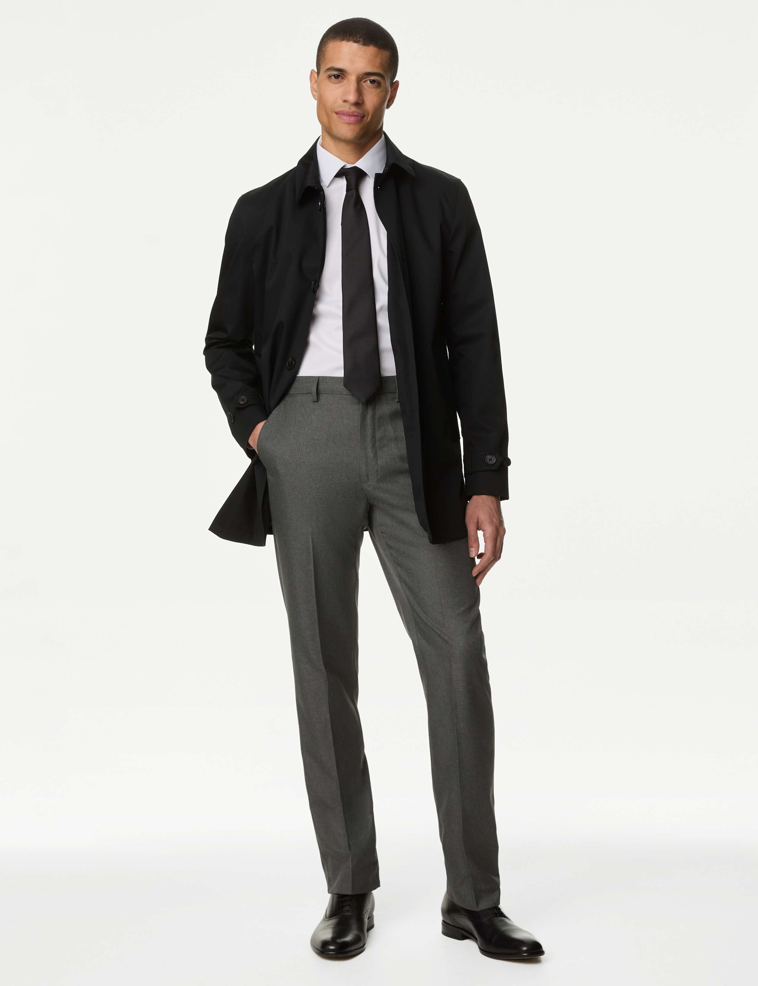 Big & Tall Regular Fit Trousers with Active Waist 5 of 6