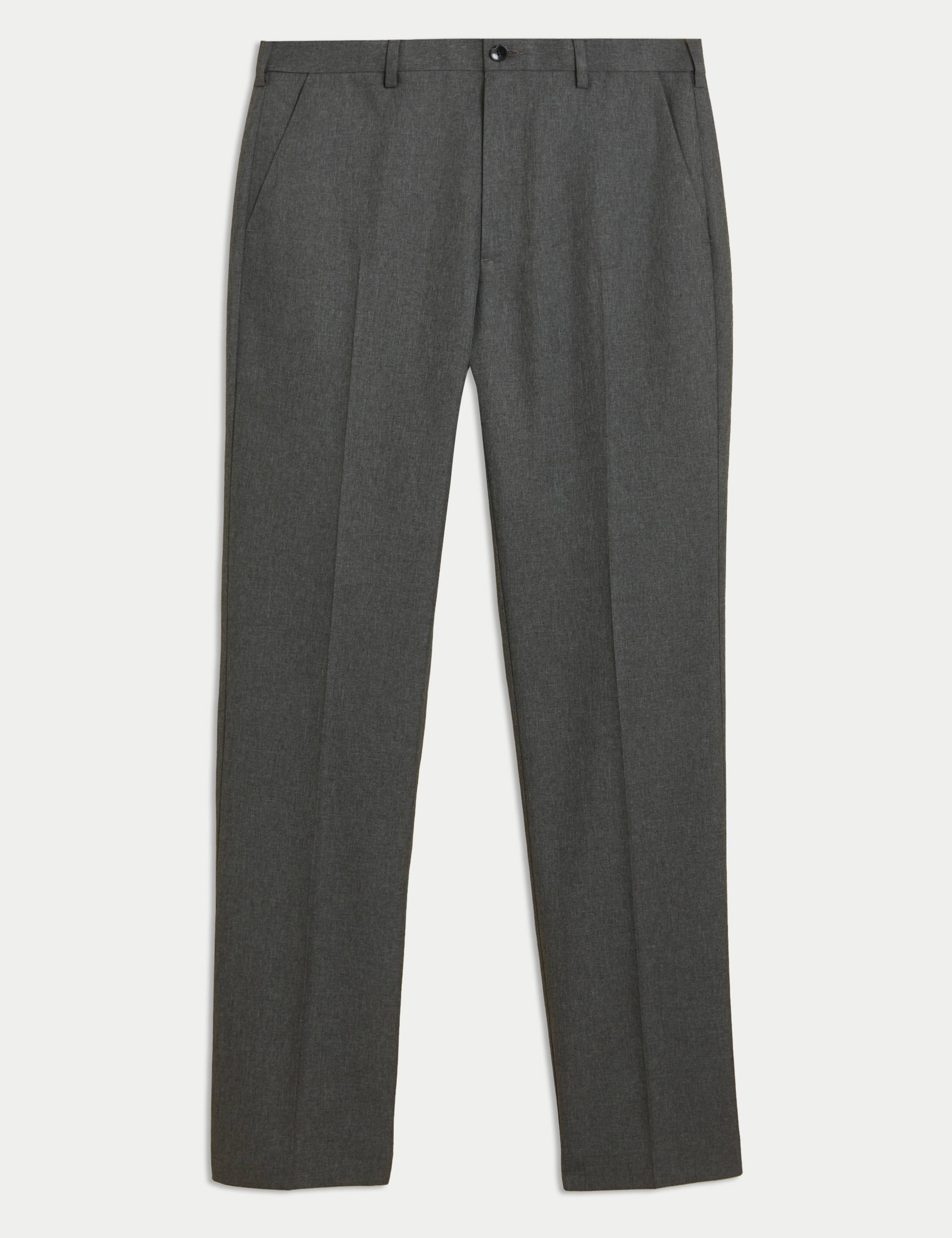 Big & Tall Regular Fit Trousers with Active Waist 2 of 6