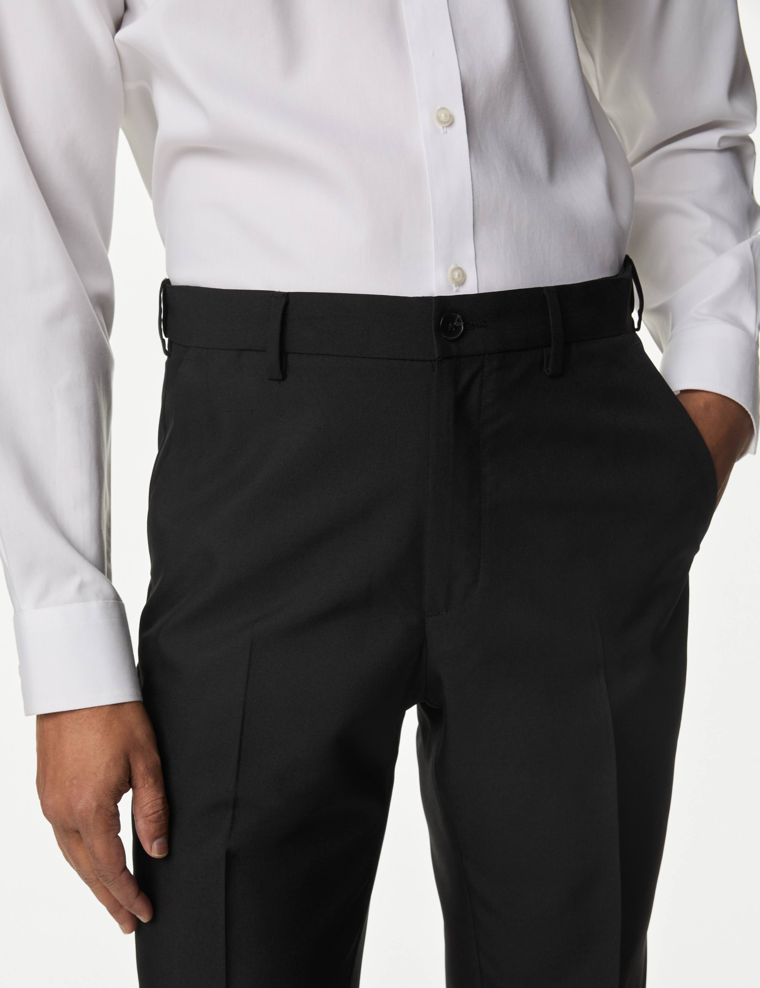 Big & Tall Regular Fit Trousers with Active Waist 6 of 6