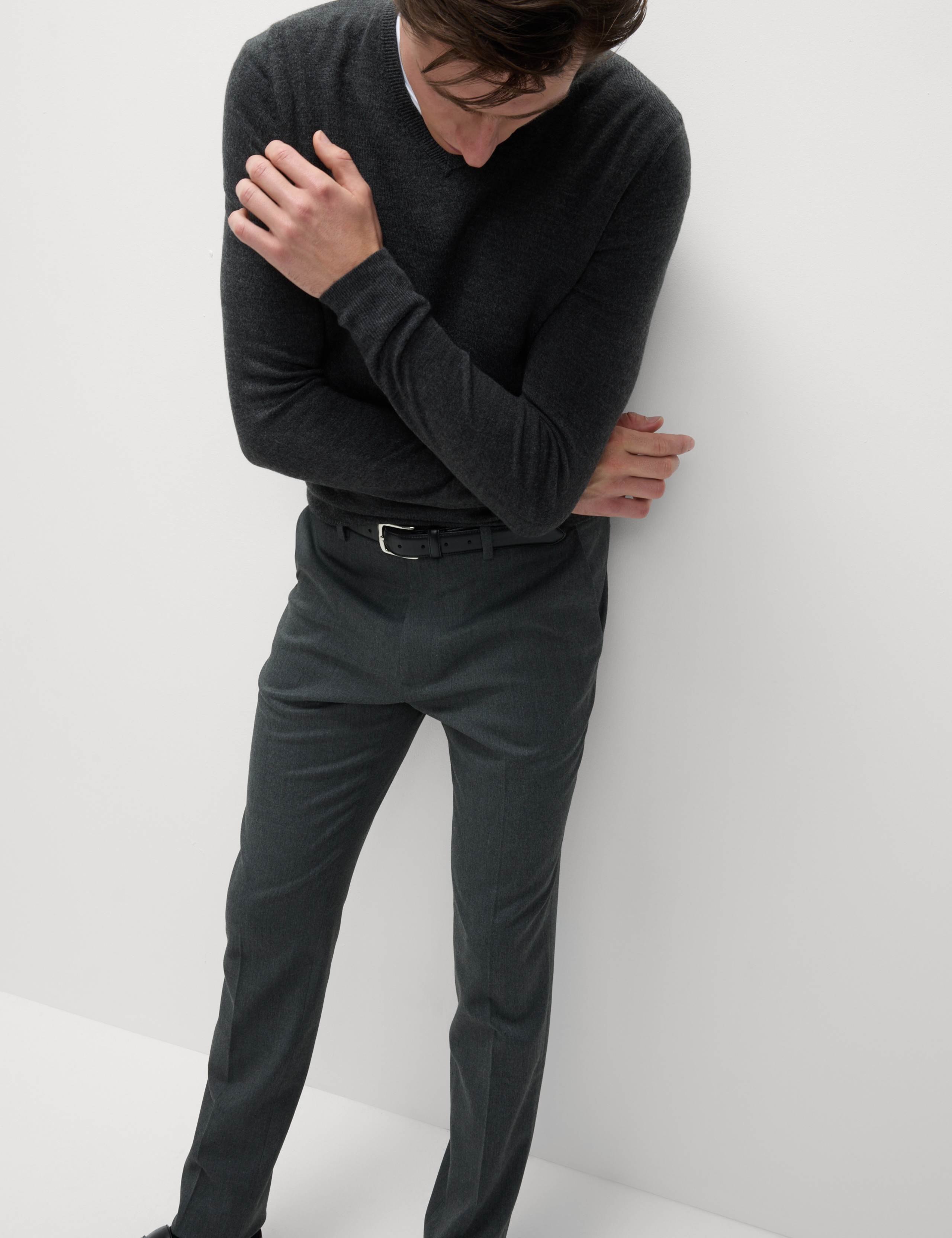 Skinny Fit Smart Stretch Trousers 3 of 7