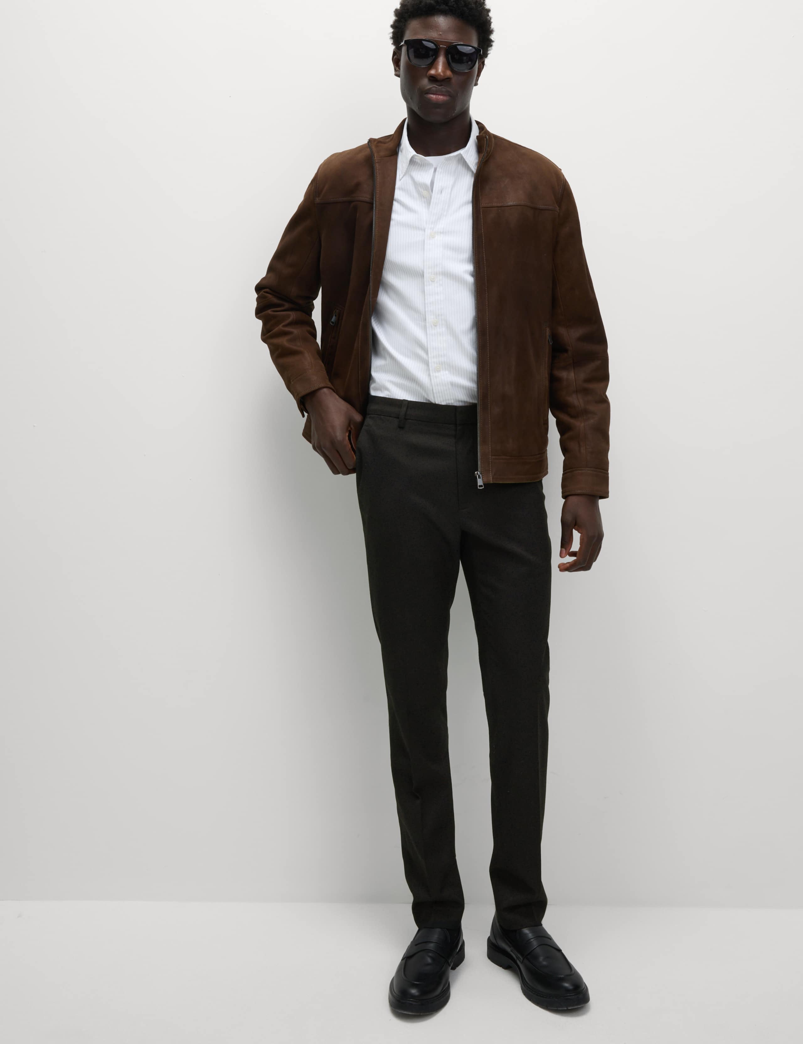 Skinny Fit Smart Stretch Trousers 1 of 6