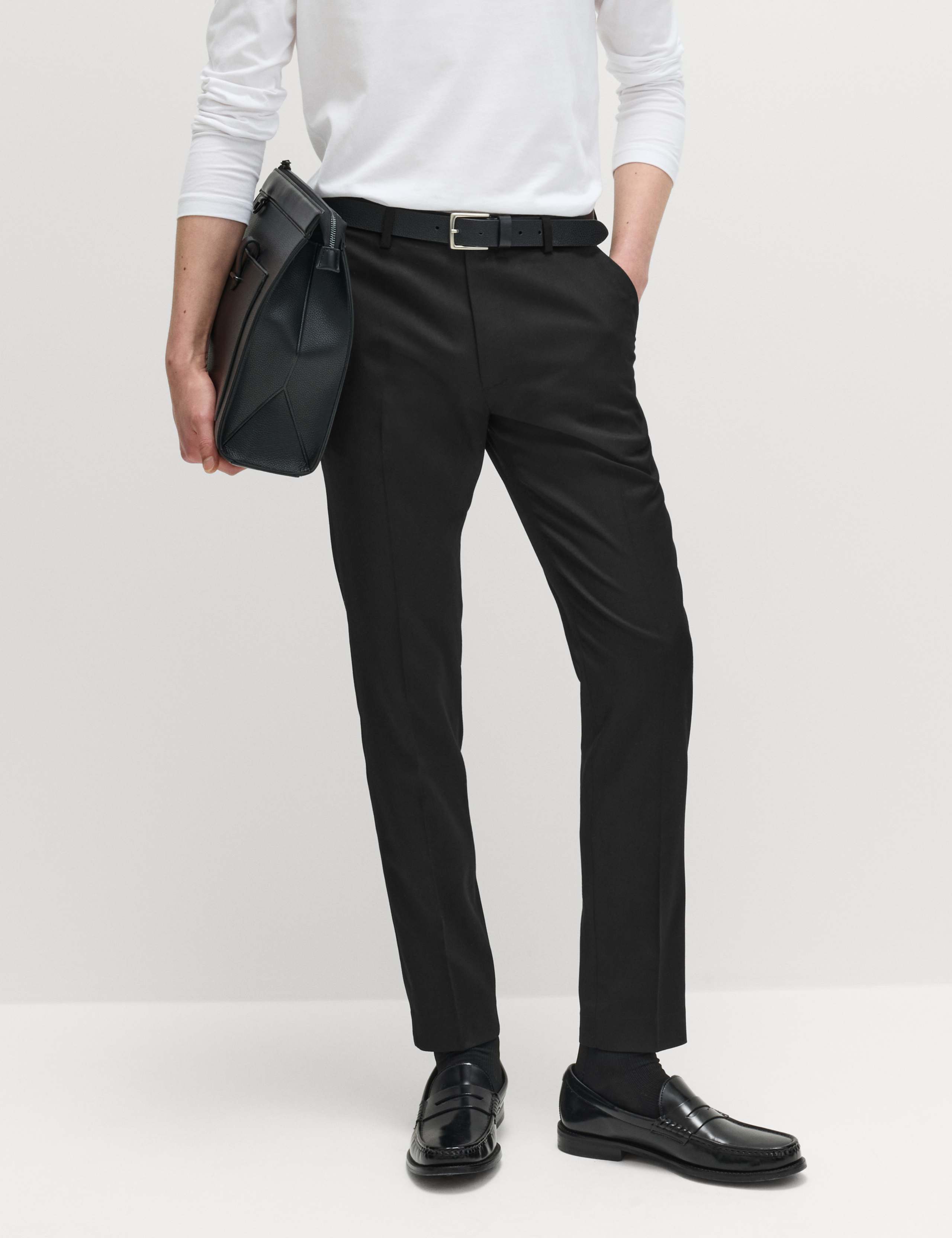 Skinny Fit Twill Trousers 1 of 8