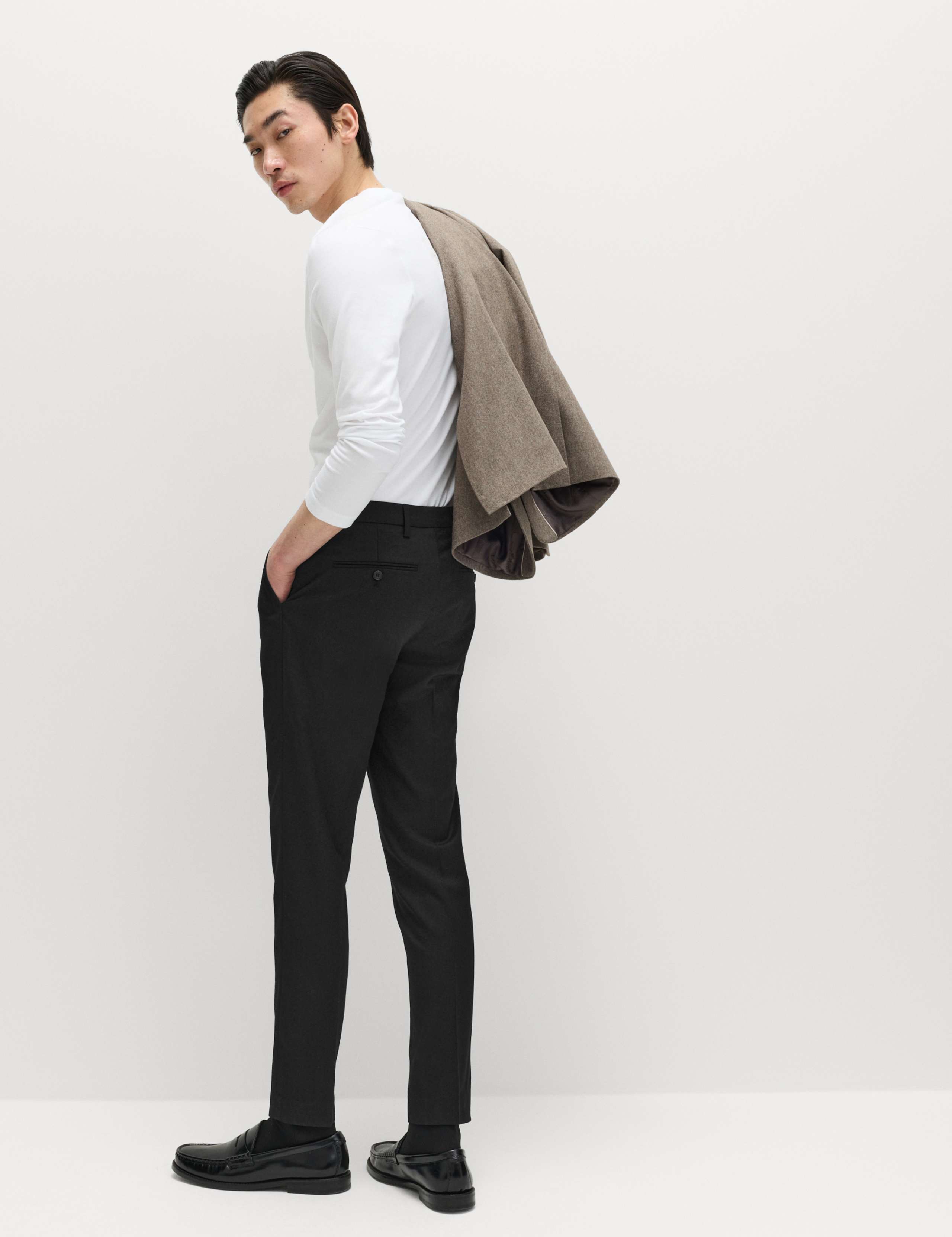 Skinny Fit Smart Stretch Trousers 8 of 8