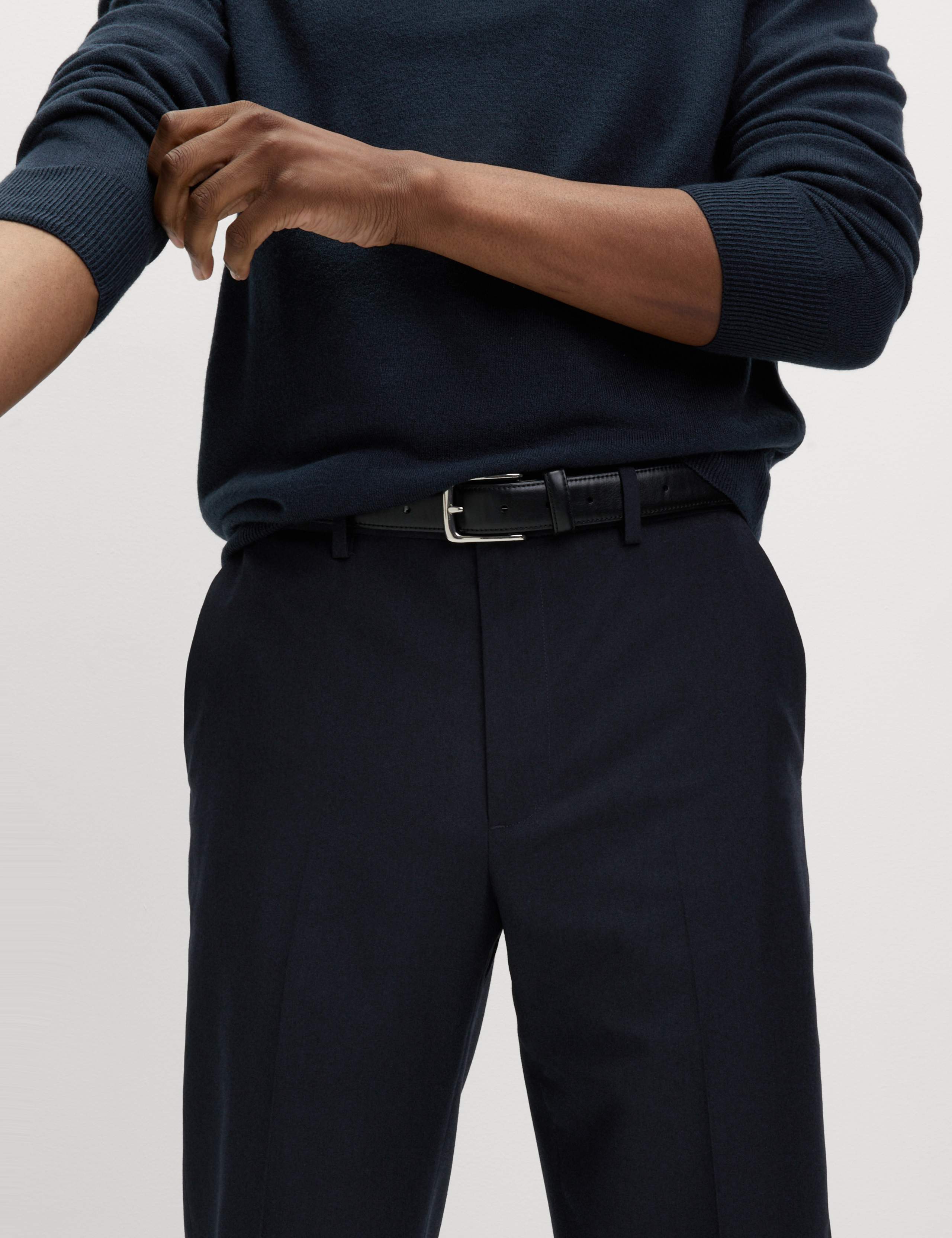 Regular Fit Crease Resist Smart Trousers 3 of 7