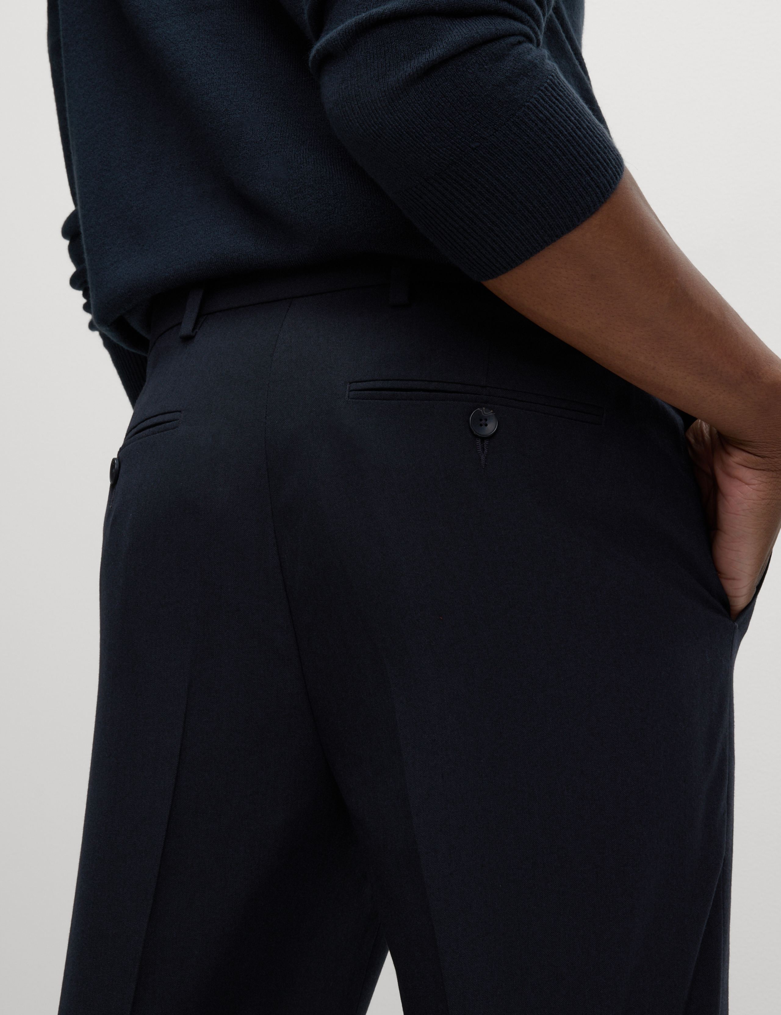 Regular Fit Crease Resist Smart Trousers 4 of 7