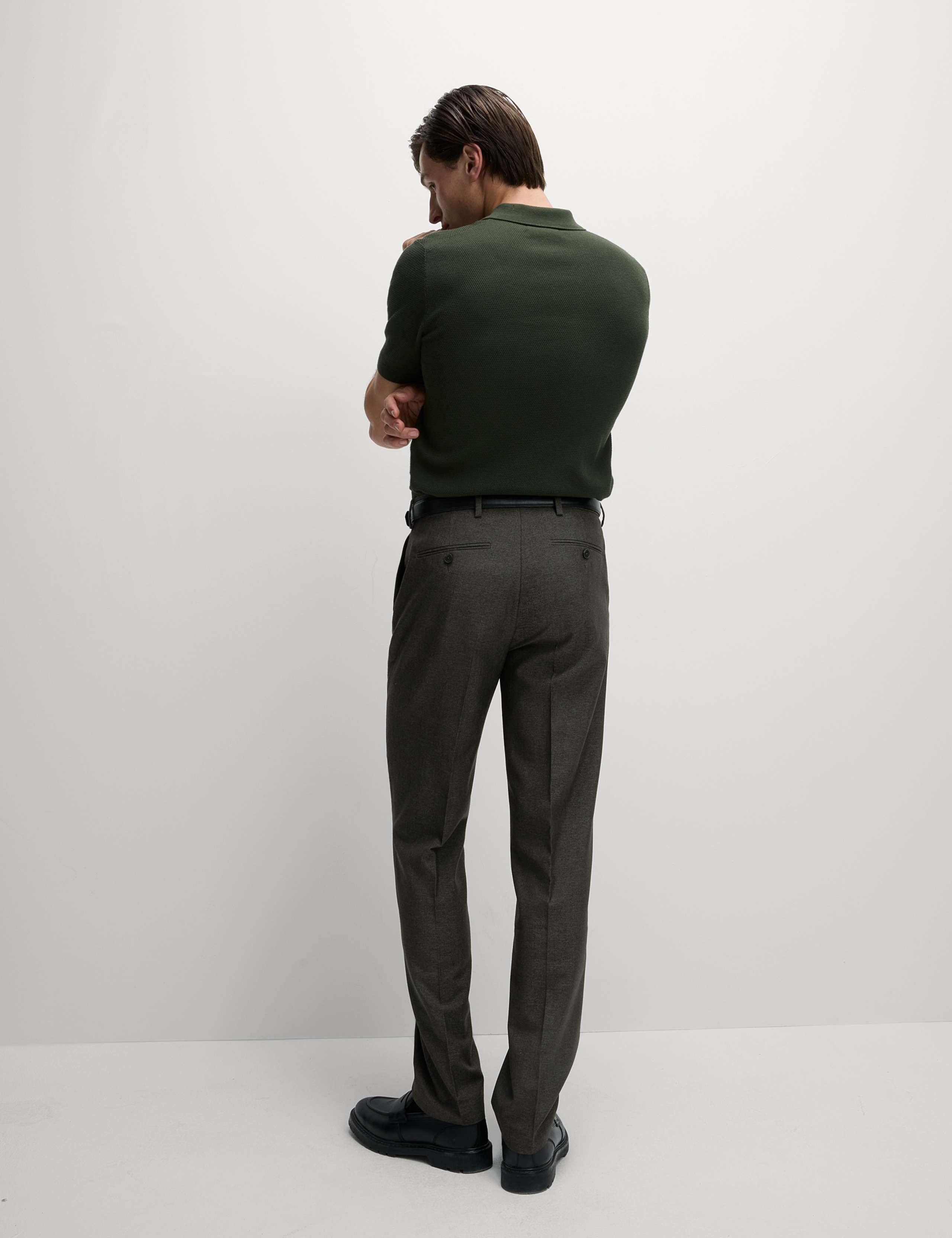 Regular Fit Crease Resist Smart Trousers 3 of 6