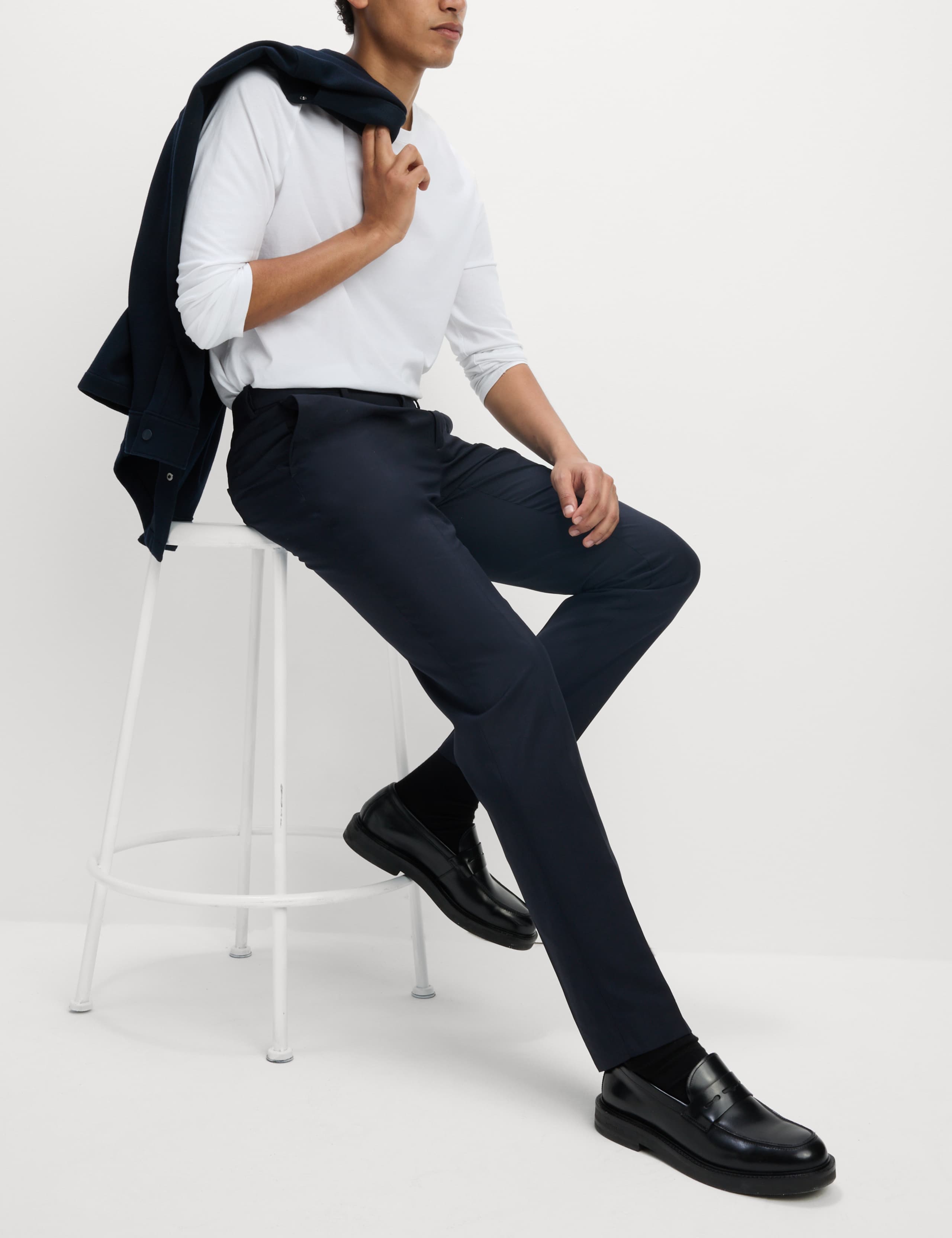 Slim Fit Crease Resist Smart Trousers 5 of 6