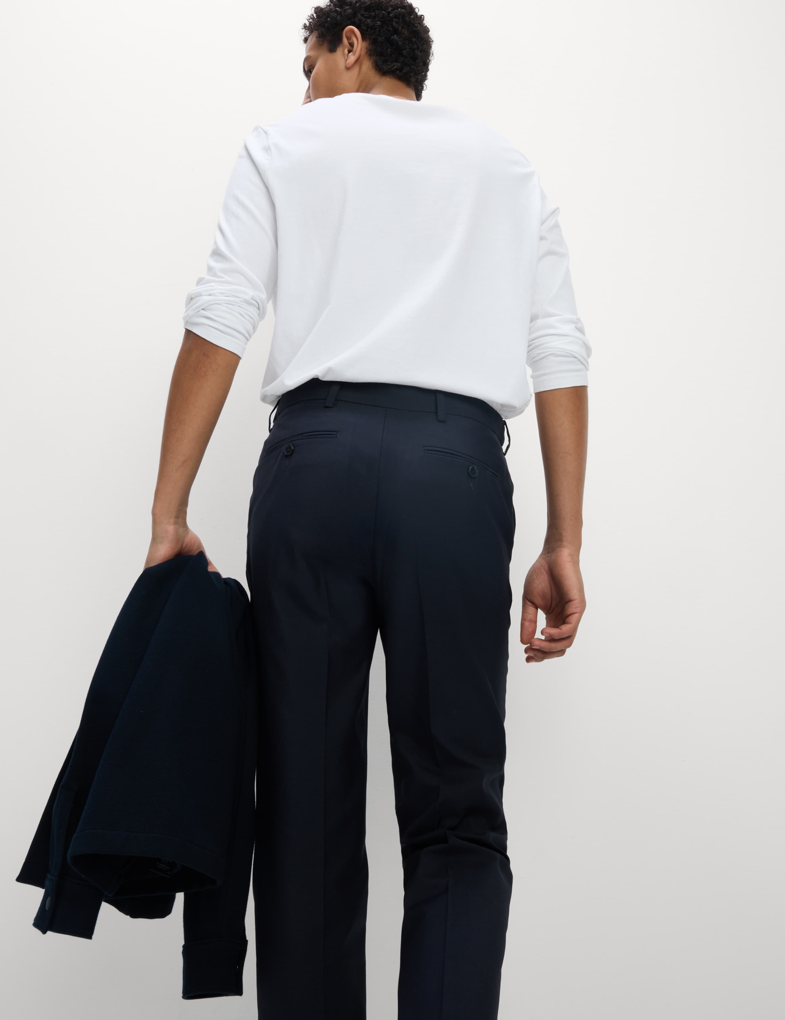 Slim Fit Crease Resist Smart Trousers 6 of 6